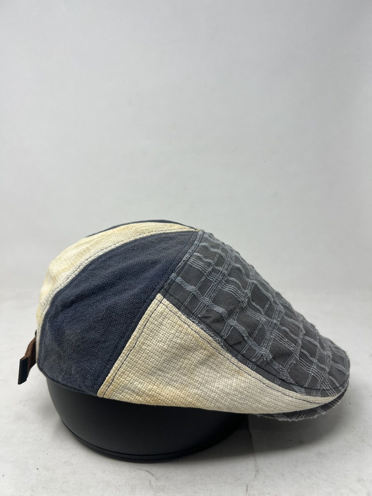 Japanese Brand Patchwork Style Ivy Men Flat Beretta Hat Size ONE SIZE - 5 Thumbnail