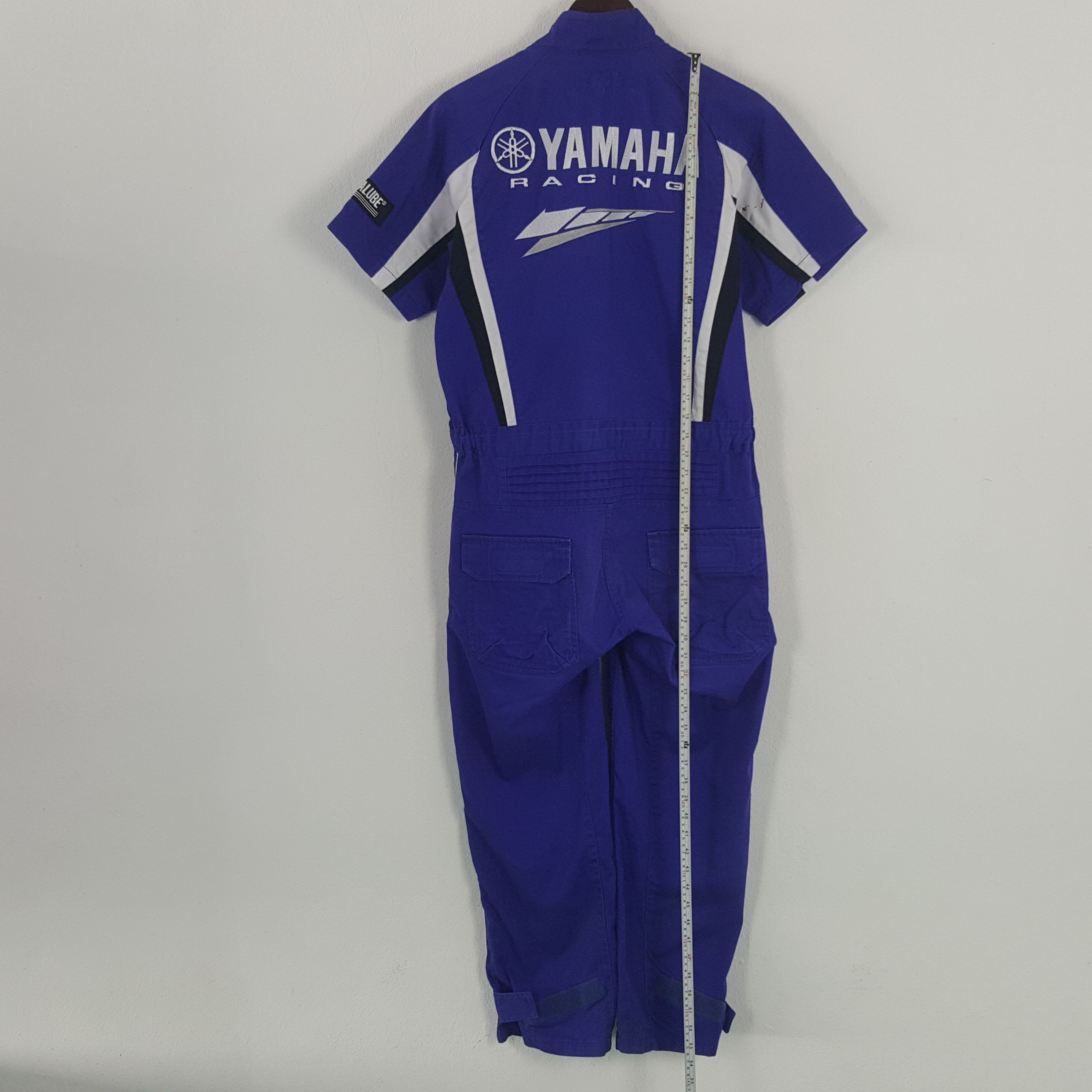 Japanese Brand × Vintage × Yamaha Vintage Yamaha Racing Sport Coverall Jumpsuit Jacket Size US M / EU 48-50 / 2 - 7 Thumbnail