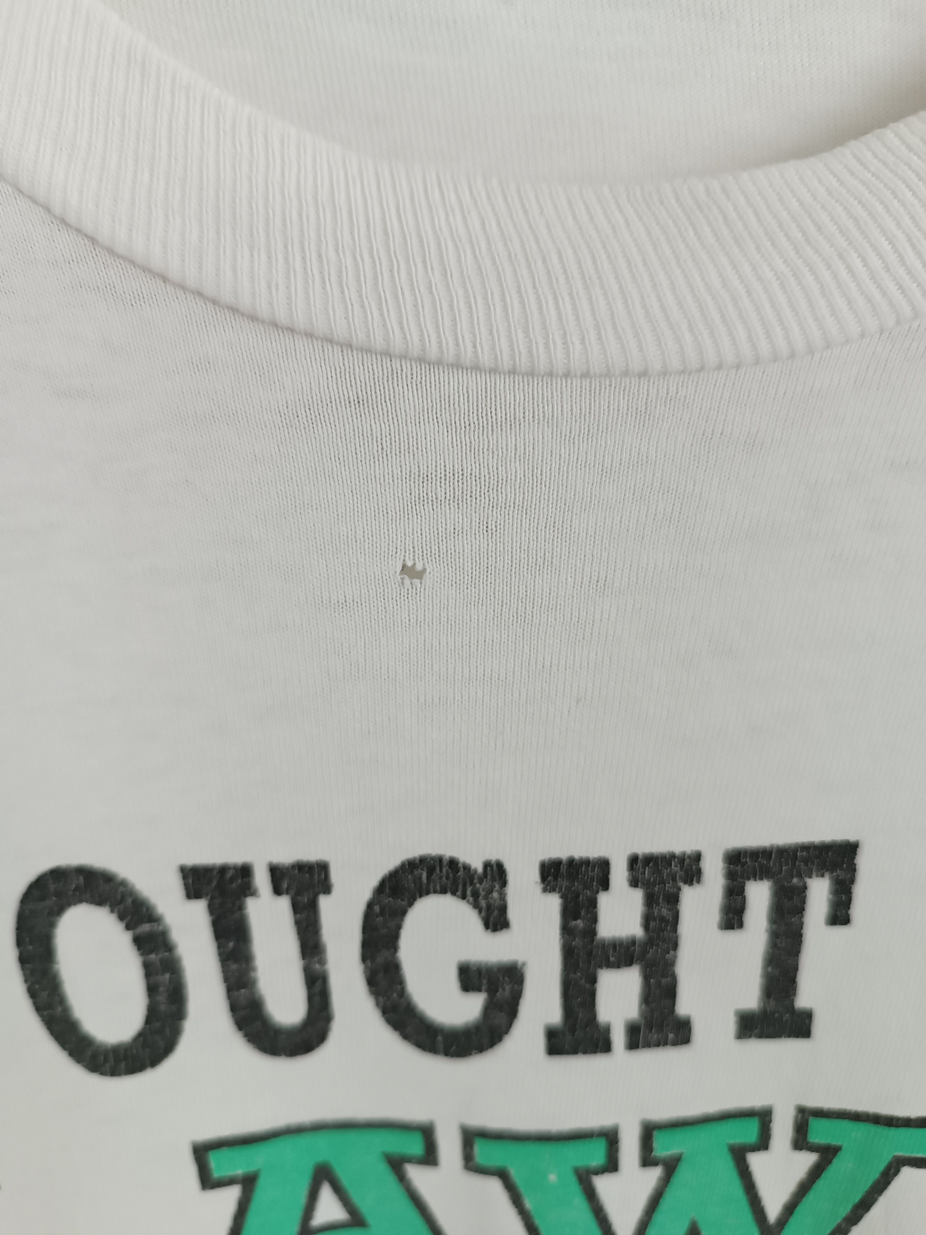 Vintage VINTAGE 90'S I FOUGHT THE LAWN HUMOR FUNNY CLASH PUNK TEE Size US M / EU 48-50 / 2 - 5 Thumbnail