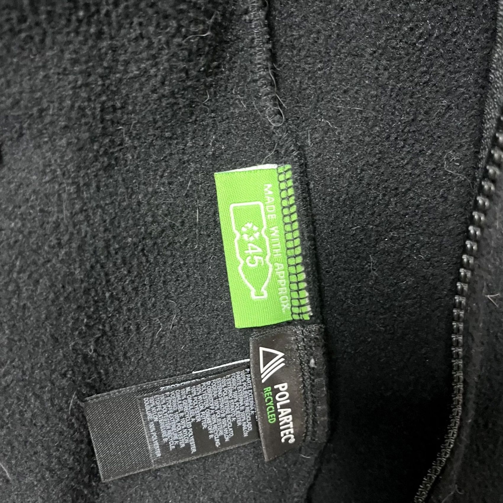 The North Face The North Face Jacket Womens Large Black Polartec Recycled Fleece Full Zip Size L / US 10 / IT 46 - 4 Thumbnail
