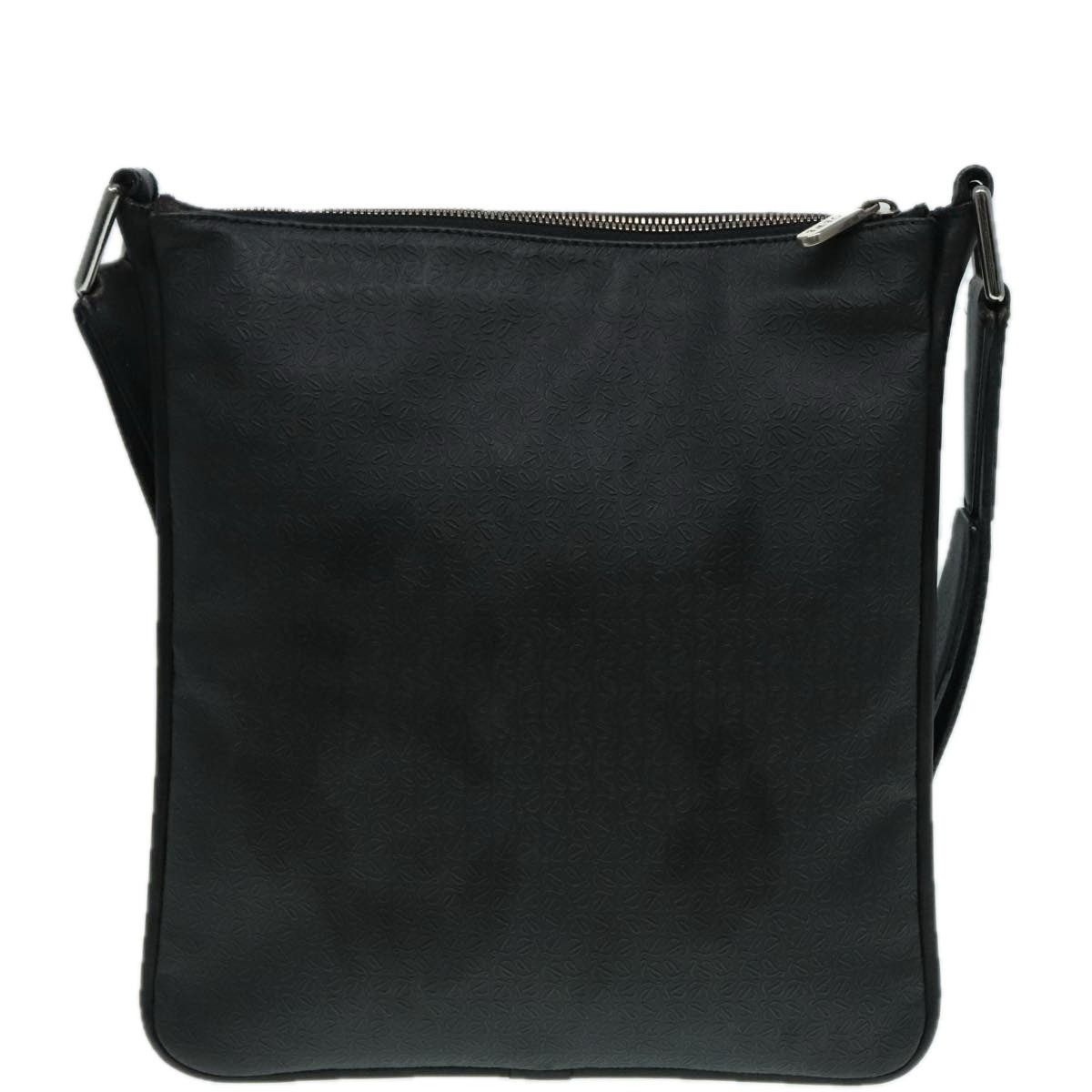 Loewe LOEWE Anagram Shoulder Bag Leather Black Silver Size ONE SIZE - 2 Thumbnail