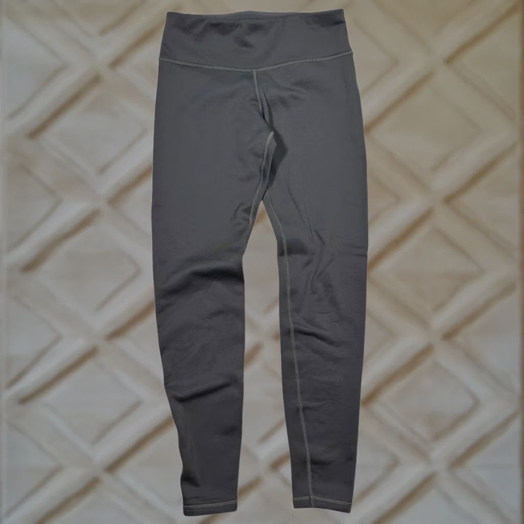 Athleta Athleta Polartech Thermal Athletic Leggings Pockets Womens XS Gray Size 26" / US 2 / IT 38 - 1 Thumbnail