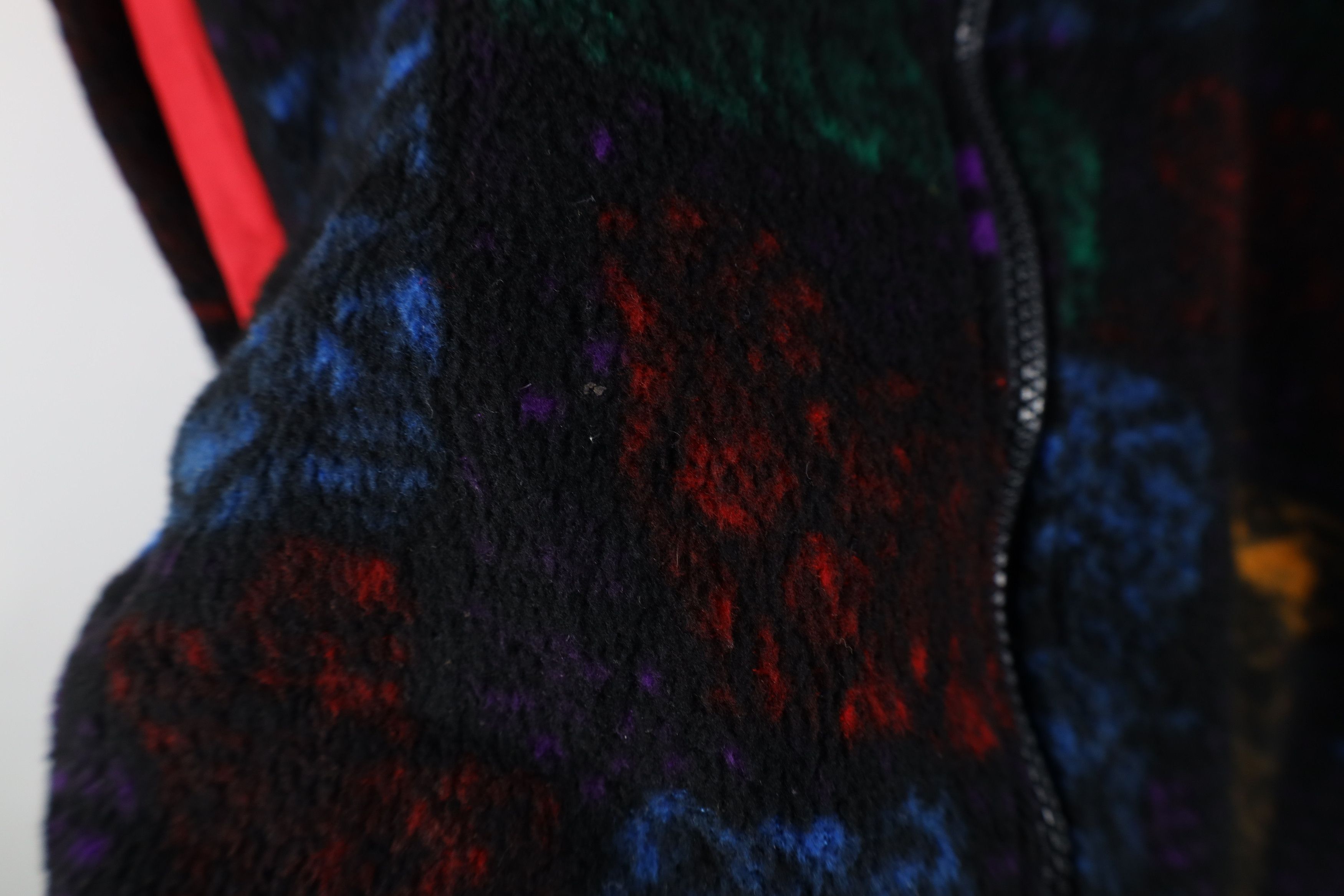 Vintage Vintage 90s Streetwear Geometric Fleece Full Zip Jacket Size US XL / EU 56 / 4 - 5 Thumbnail