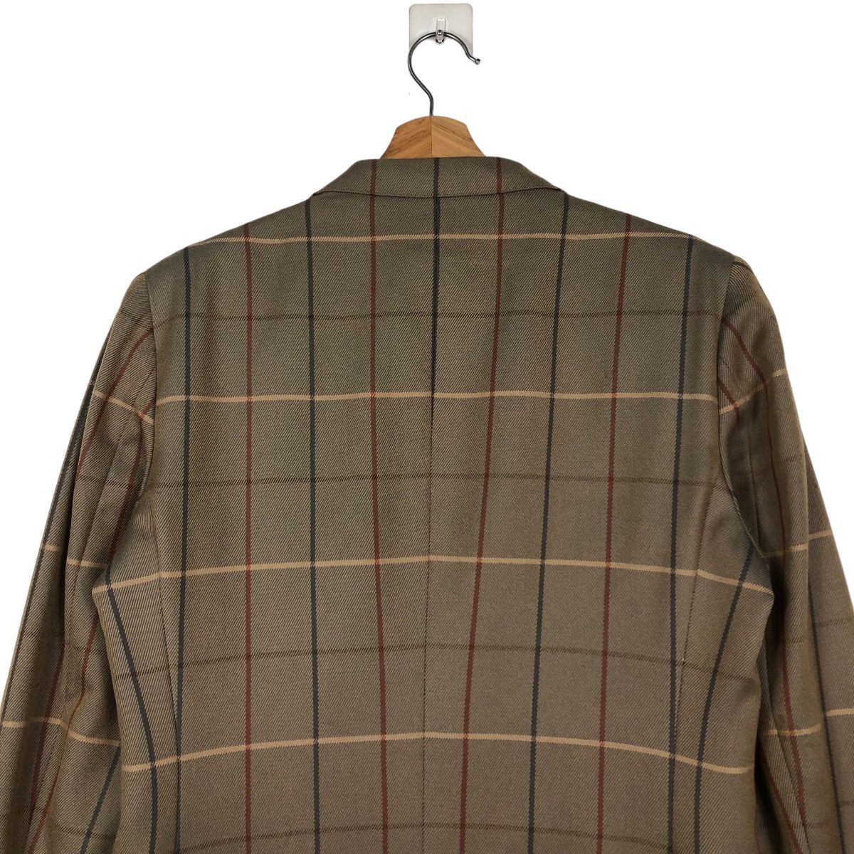 Burberry Vintage Burberrys Double Breasts Jackets Coat Tartan Design Size US M / EU 48-50 / 2 - 9 Thumbnail
