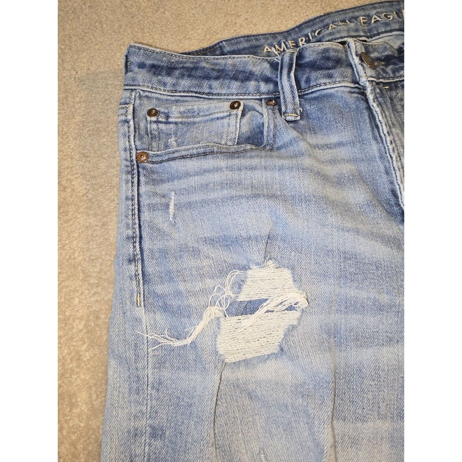 American Eagle Outfitters American Eagle Next level Airflex Slim Straight 32x34 Jeans Size US 32 / EU 48 - 8 Thumbnail