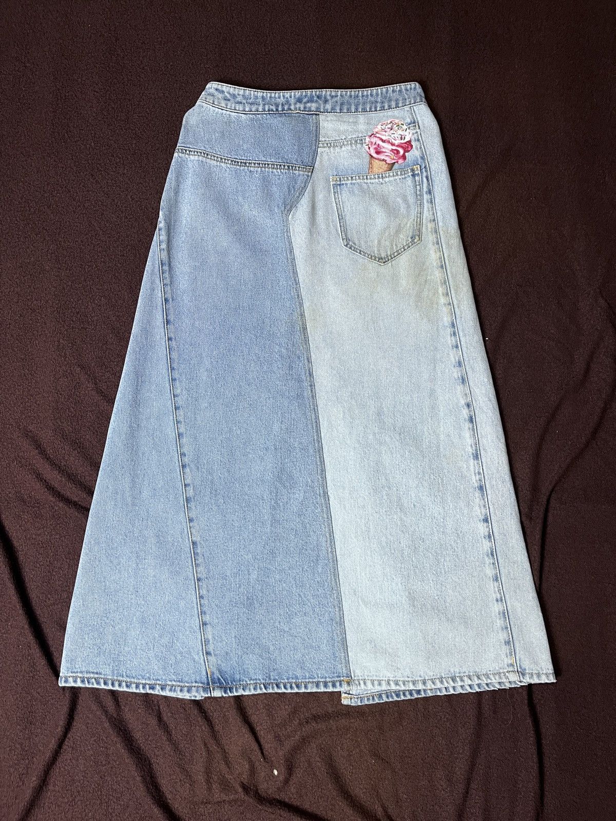 Miss Sixty Miss Sixty Skirt Ice Creem Denim Size 27" / US 4 / IT 40 - 2 Thumbnail