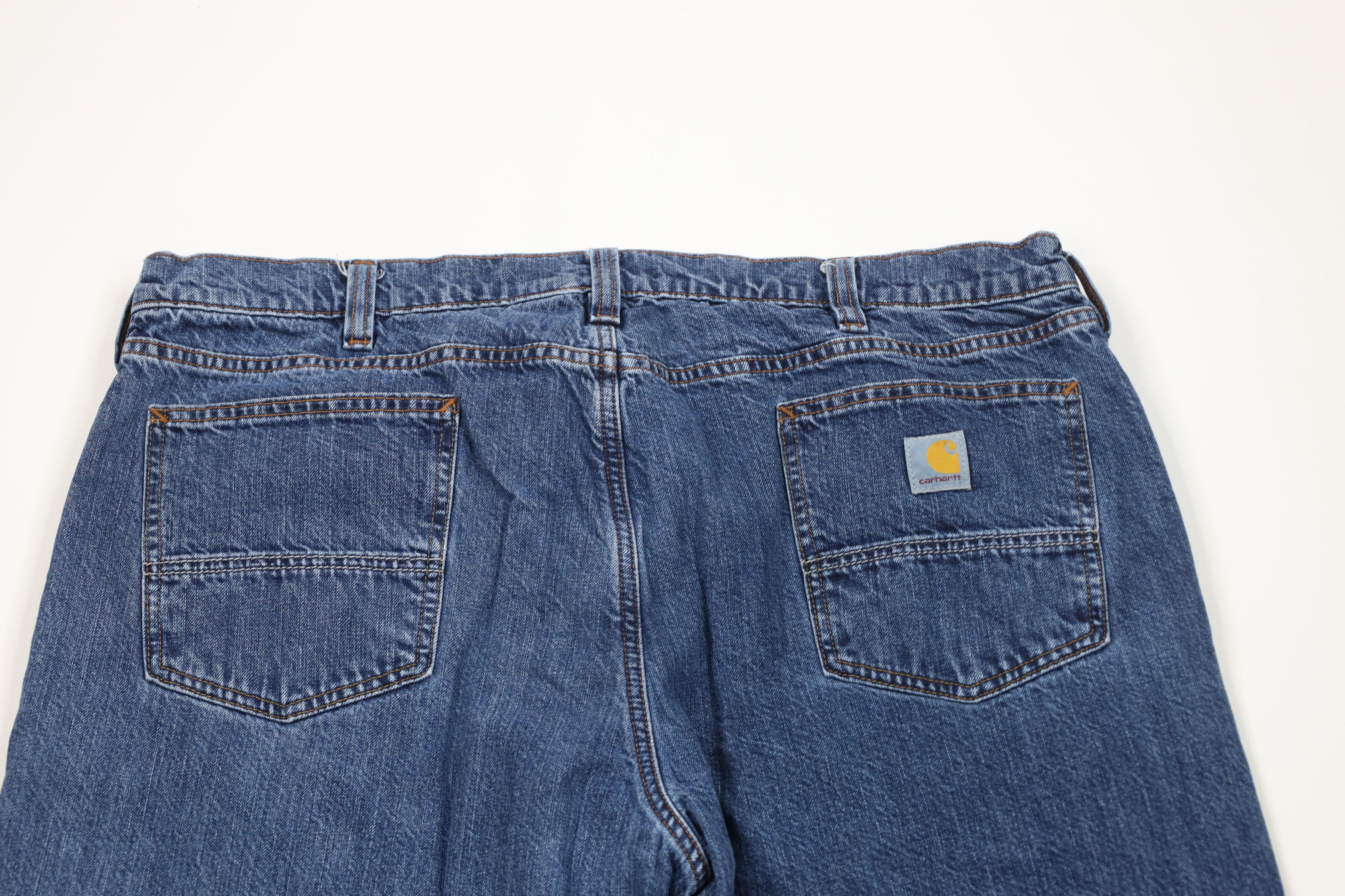 Carhartt Vintage Carhartt Fit Flannel Lined Wide Leg Jeans Blue Size US 42 / EU 58 - 10 Thumbnail