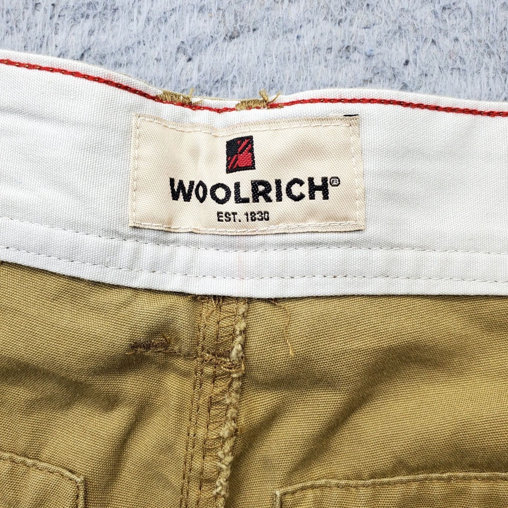 Vintage Woolrich Cargo Shorts Mens 36 Tan Cotton Regular Fit Utility Pockets Flat Front Size US 36 / EU 52 - 6 Thumbnail