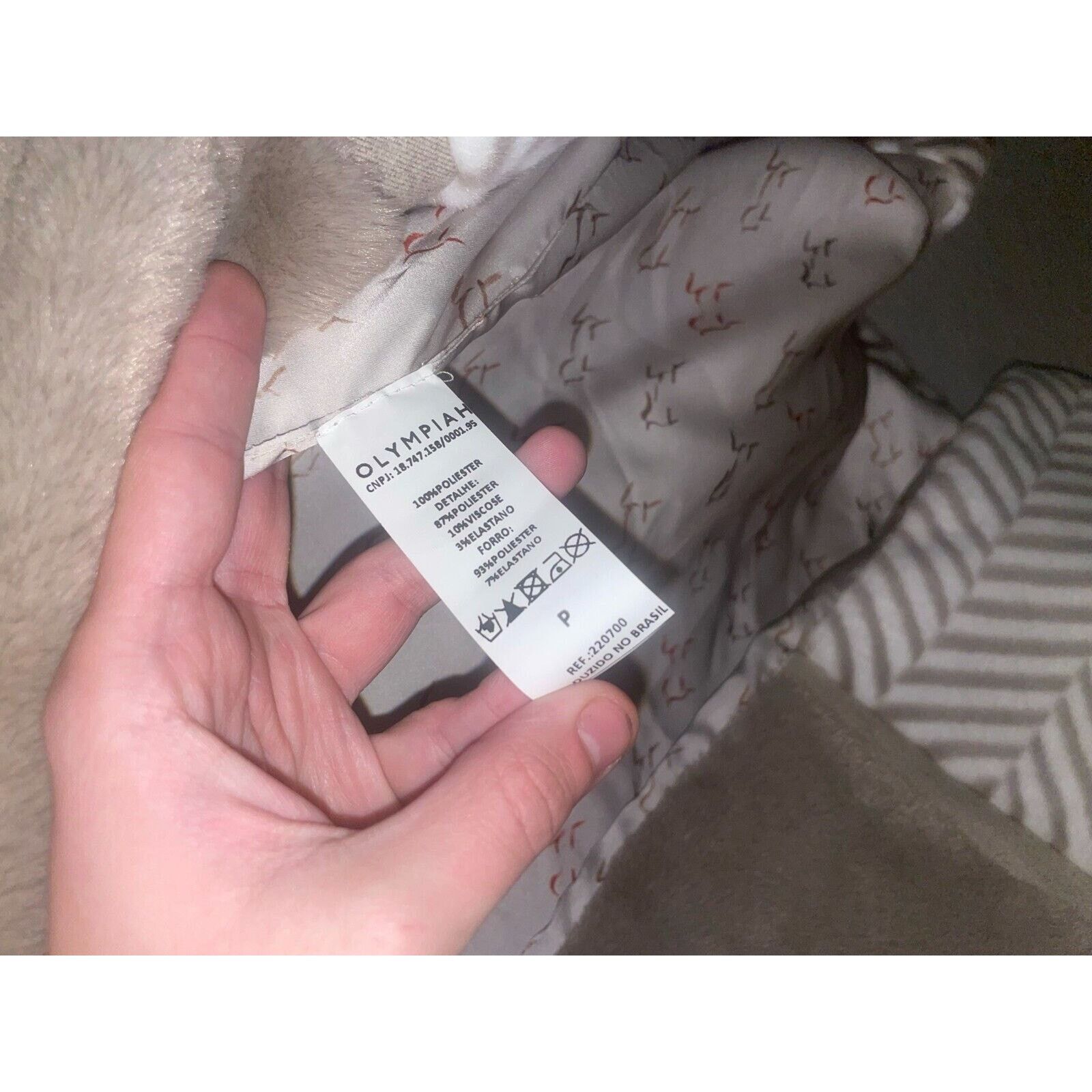 Other Womens Olympiah Coat Selle Two-Tone Fur Jacket Beige Small Size S / US 4 / IT 40 - 10 Thumbnail