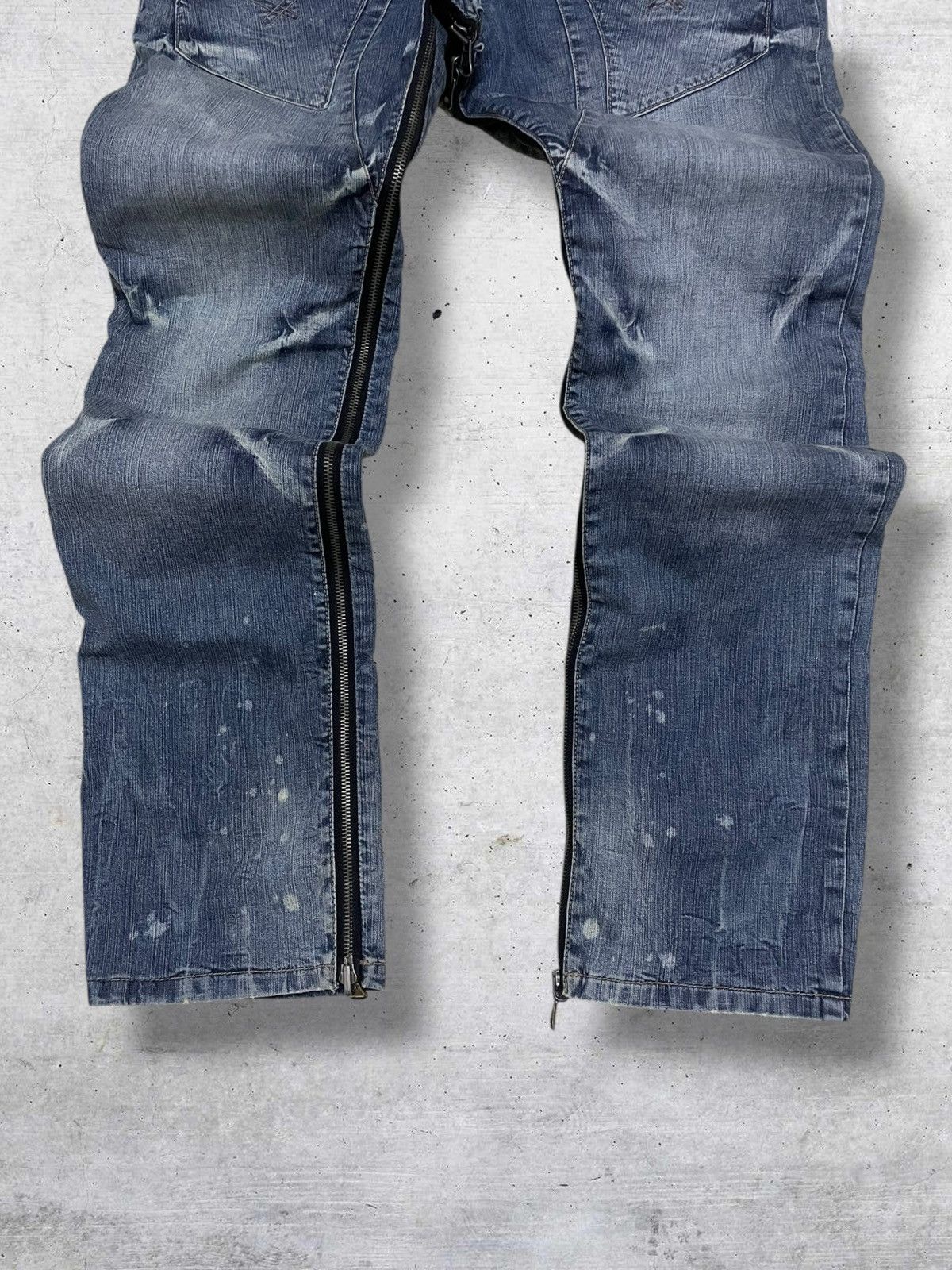 PPFM VINTAGE PPFM DESIGNER JAPAN ARCHIVE ANARCHY REVERSIBLE DENIM Size US 32 / EU 48 - 3 Thumbnail