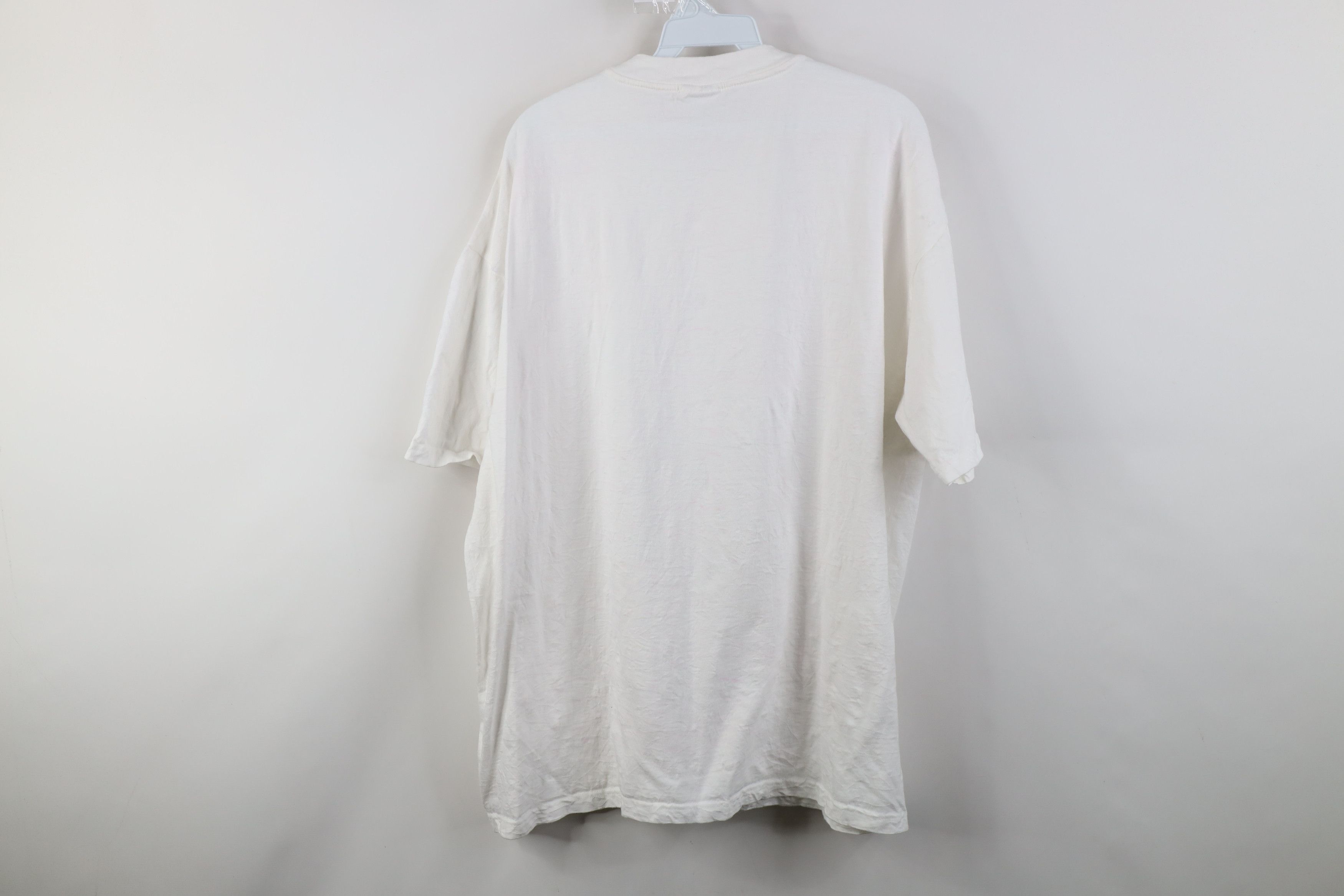 Hanes Vintage 90s Hanes Beefy Heavyweight Cotton T-Shirt White Size US XL / EU 56 / 4 - 12 Thumbnail