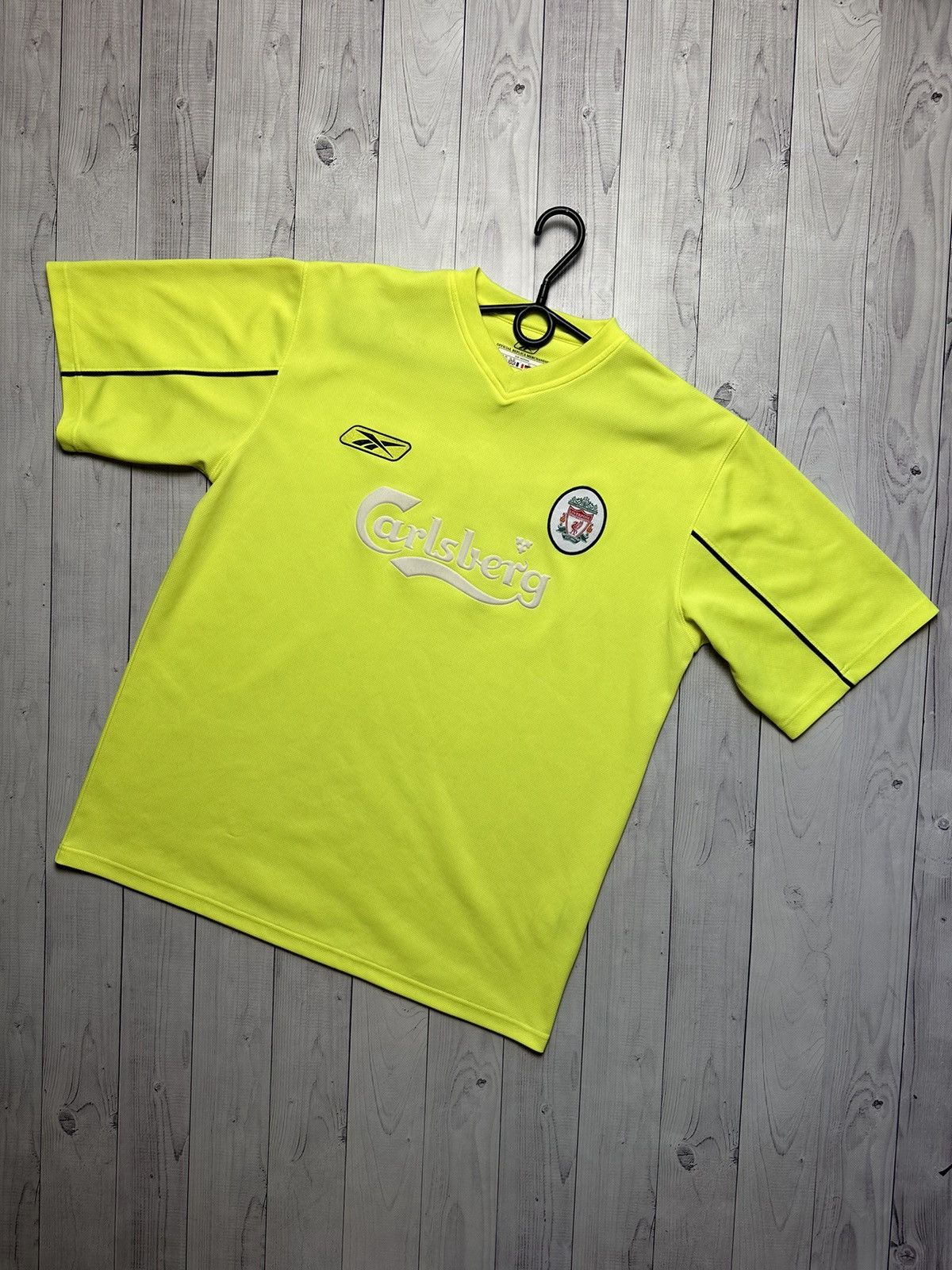 Reebok × Vintage Vintage Reebok Liverpool soccer jersey yellow rare size M Size US M / EU 48-50 / 2 - 1 Thumbnail