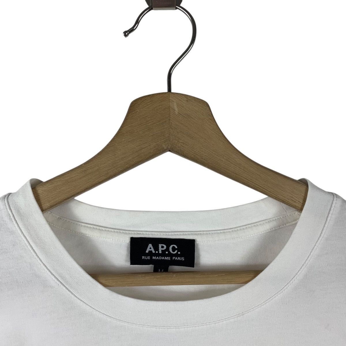 A.P.C. × Japanese Brand APC Rue madame paris big spellout designer tee Size US M / EU 48-50 / 2 - 5 Thumbnail