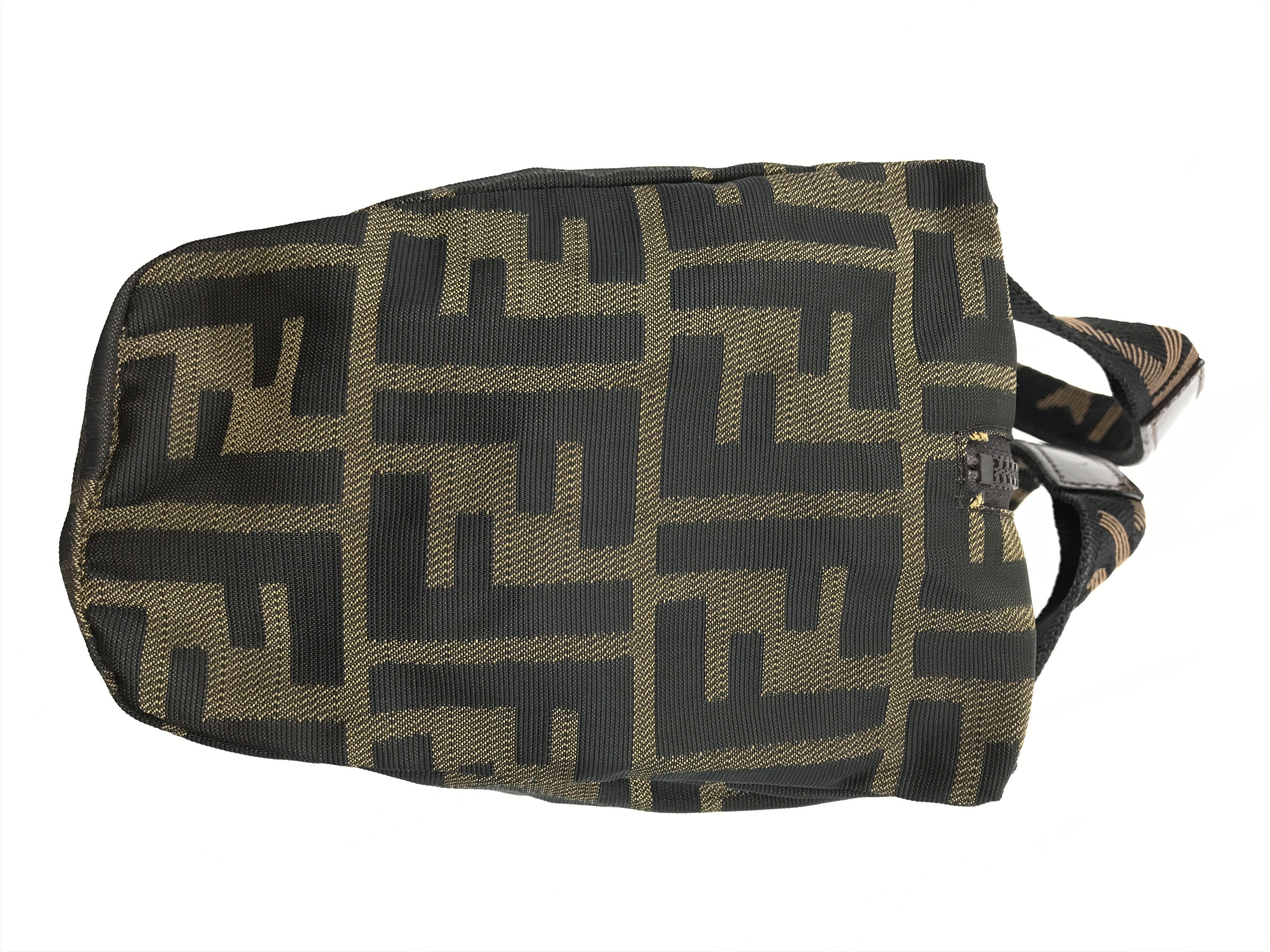Fendi × Vintage Fendi Zucca Jacquard Mini Tote Bag Size ONE SIZE - 2 Thumbnail
