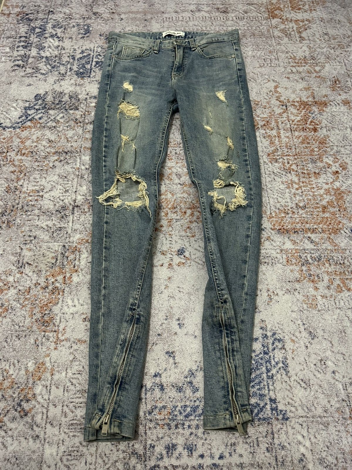Andersson Bell Anderson Bell Scandinavia Distressed Buttom zipper Jeans Size US 29 - 4 Thumbnail