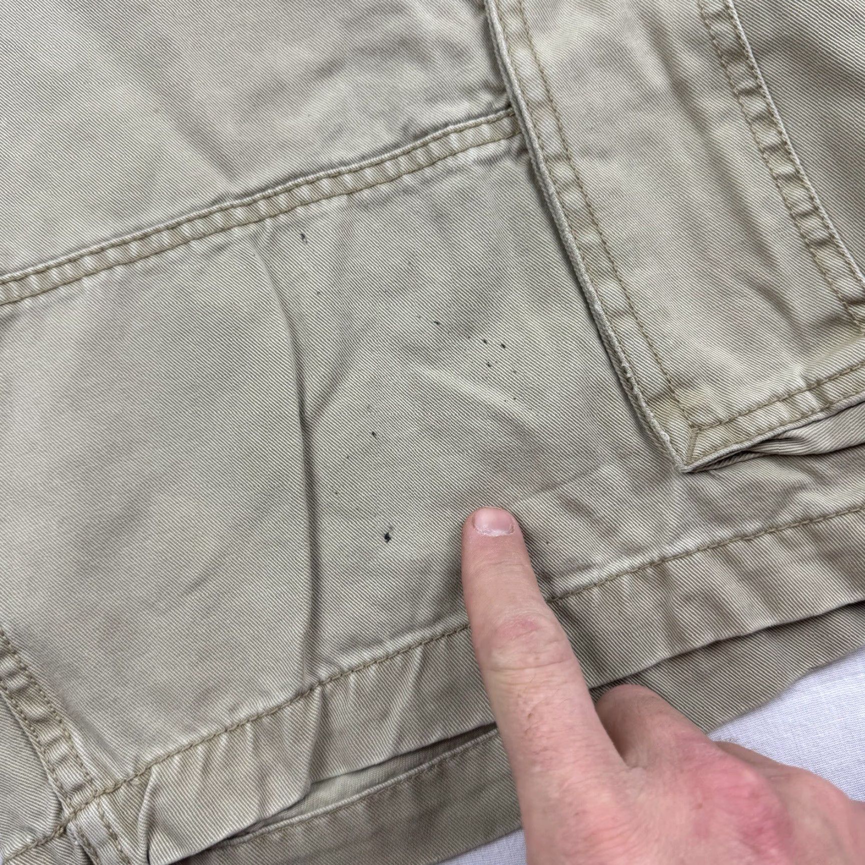 Old Navy VINTAGE Old Navy Cargo Shorts Men 33 Tan Brown Grunge Y2K Vintage Baggy 90s Skater Casual Mens Size US 33 - 2 Thumbnail