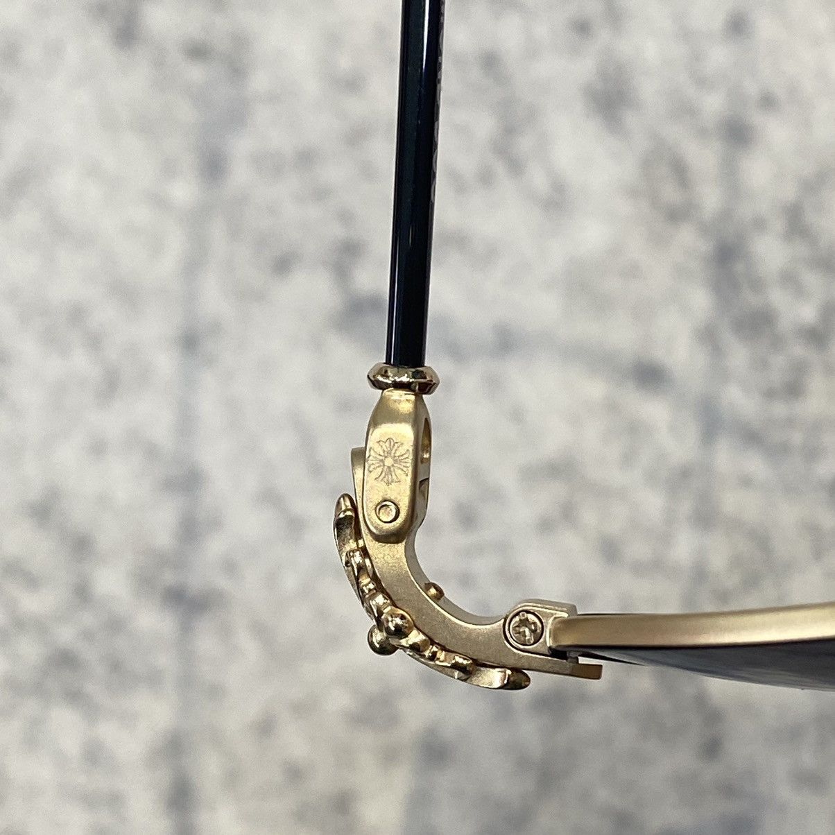 Chrome Hearts CHROME HEARTS DIAMOND DOG Matte Black/Matte Gold PlatedBlack Size ONE SIZE - 20 Thumbnail