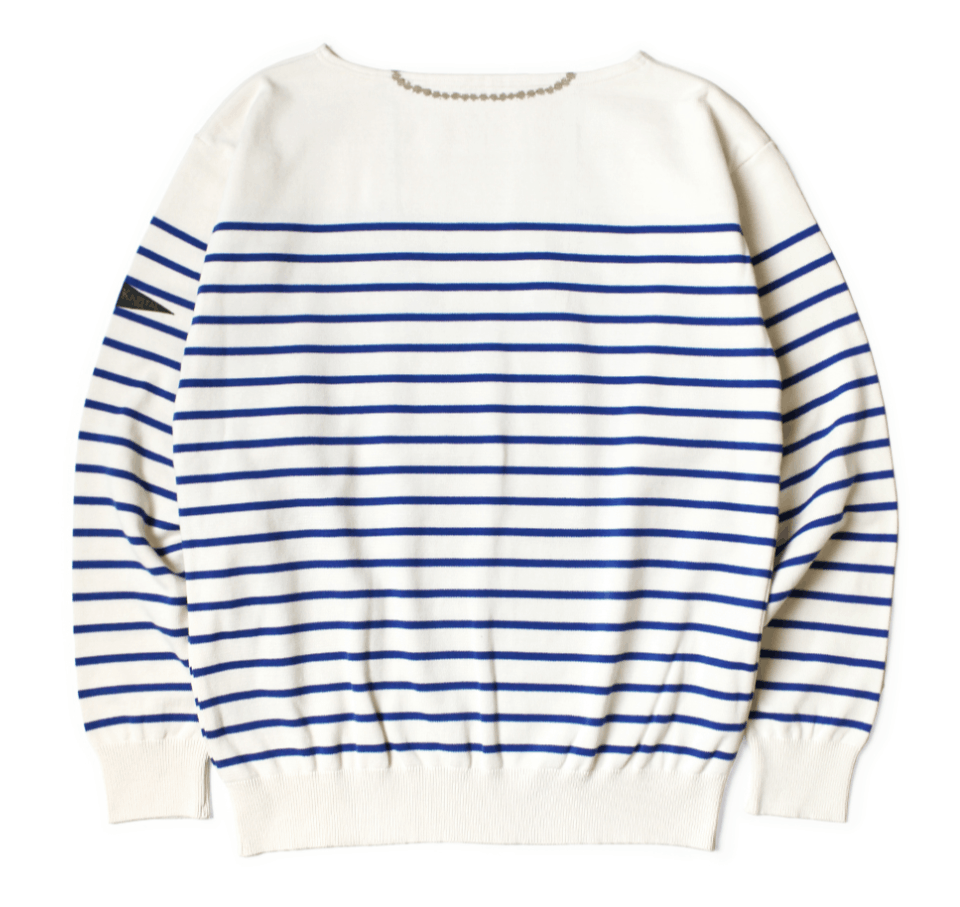 Kapital Paneled Border Knit Boat Neck Sweater Size US XXL / EU 58 / 5 - 3 Thumbnail