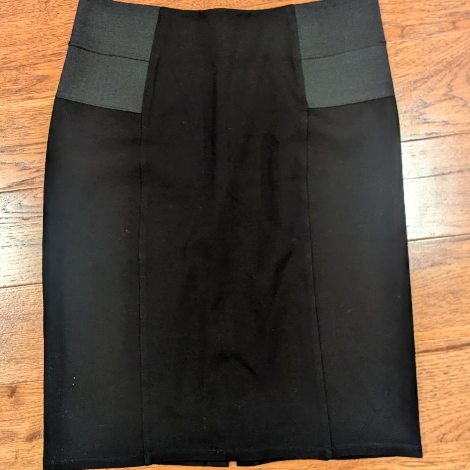 Calvin Klein Calvin Klein Skirt Knee Length Elastic Waist Pencil Black Womens Size 10 Size 32" / US 10 / IT 46 - 2 Thumbnail