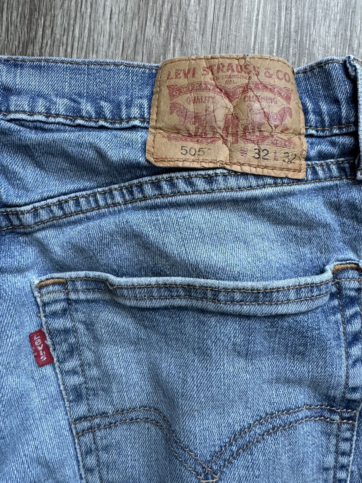 Levi's × Levi's Vintage Clothing × Vintage Vintage Levis 505 Distressed Size US 32 / EU 48 - 3 Thumbnail
