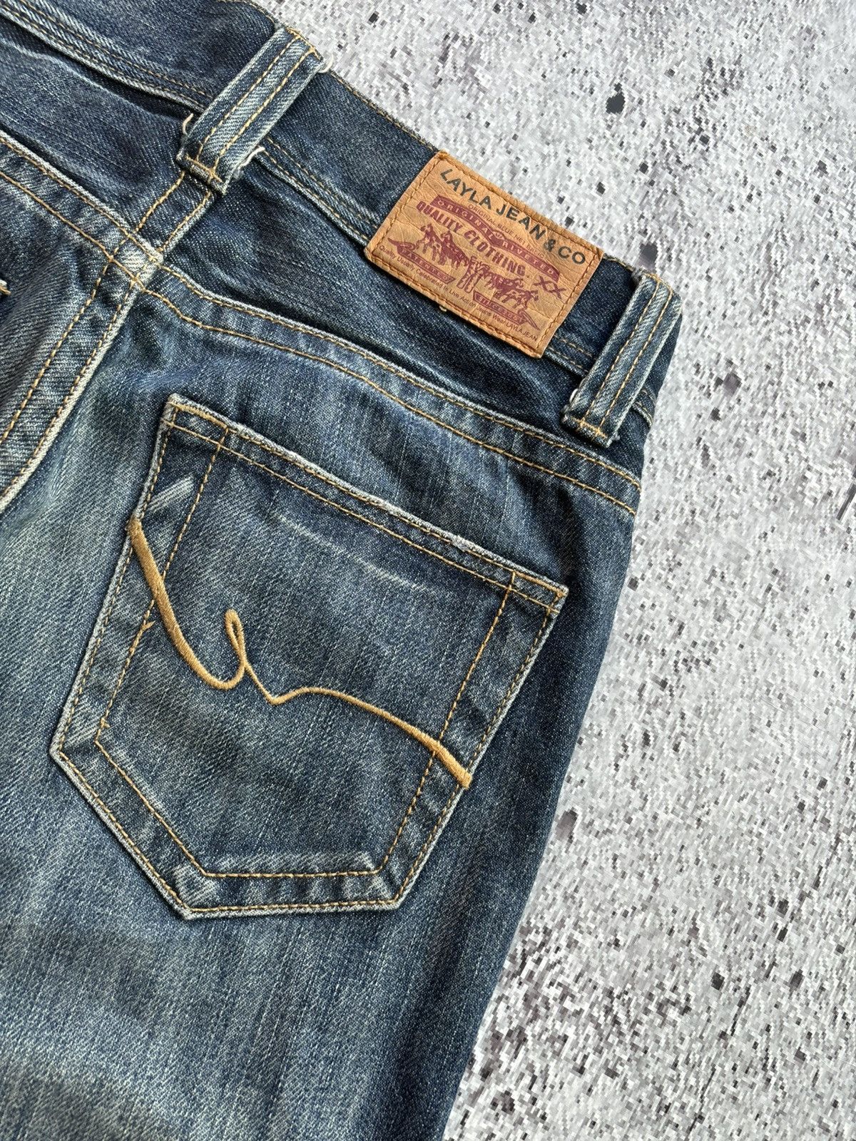 Hysteric Glamour 2000's wide leg Layla rose denim baggy style Size US 28 / EU 44 - 5 Thumbnail