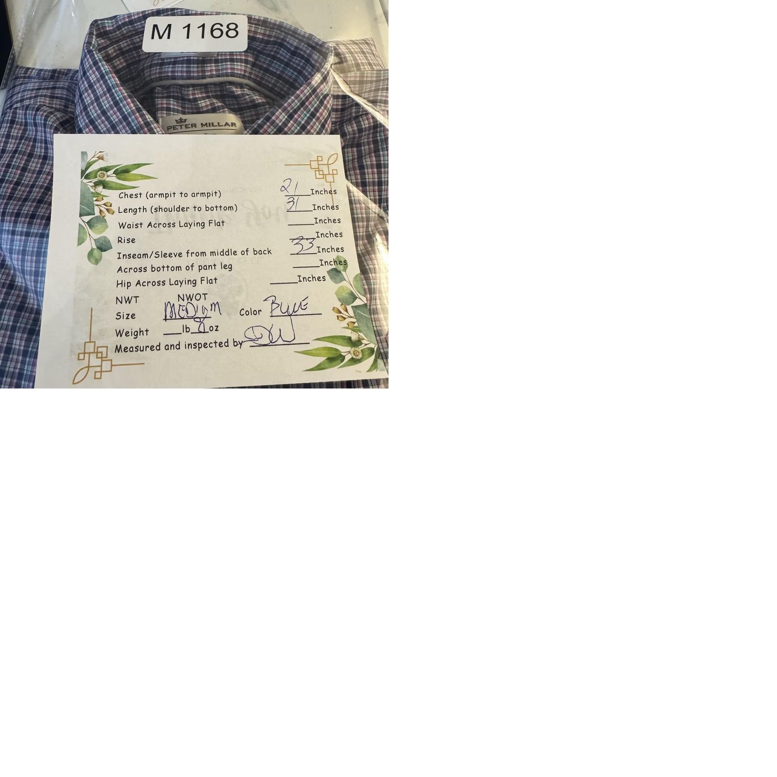 Peter Millar VINTAGE? No. Size US M / EU 48-50 / 2 - 9 Thumbnail