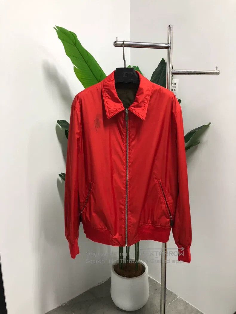 Hermes Hermes Reversible Nylon Jacket, Dark Brown, Orange Size US M / EU 48-50 / 2 - 3 Thumbnail