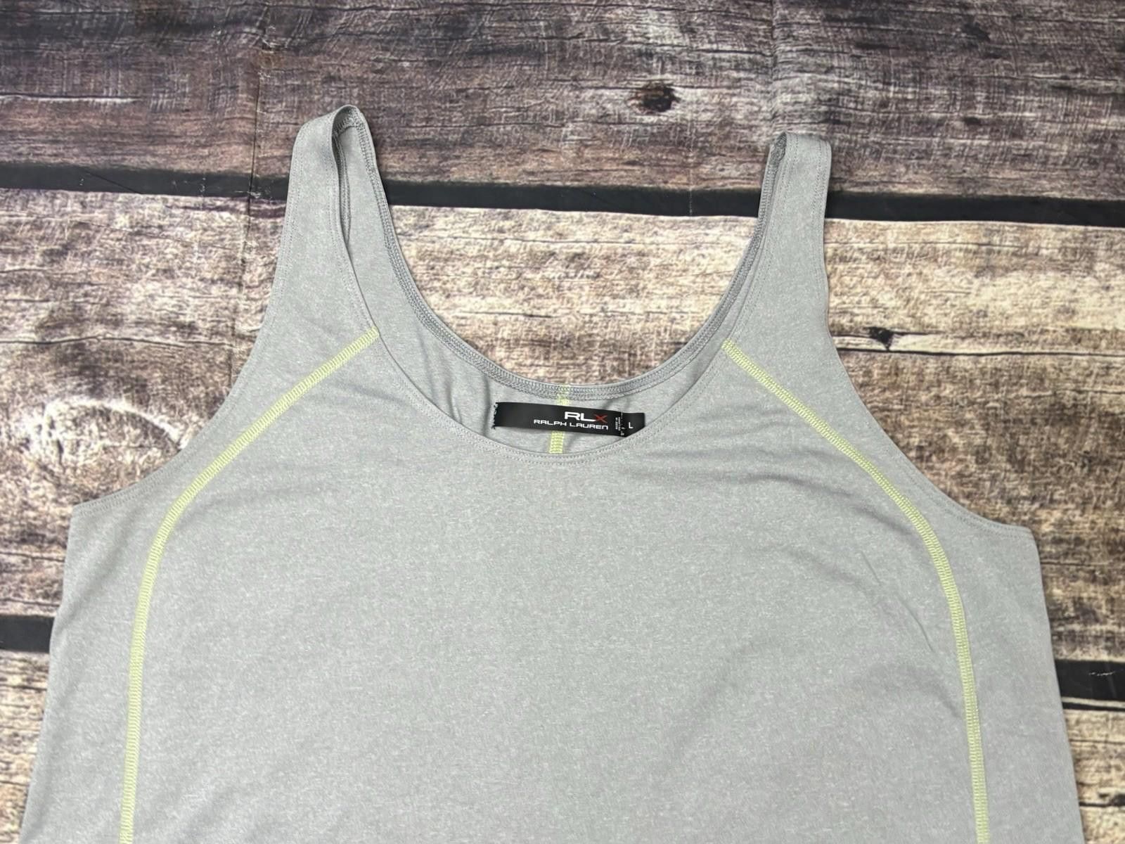 RLX Ralph Lauren RLX Ralph Lauren Tank Top Womens Large Gray Sleeveless Size L / US 10 / IT 46 - 4 Thumbnail