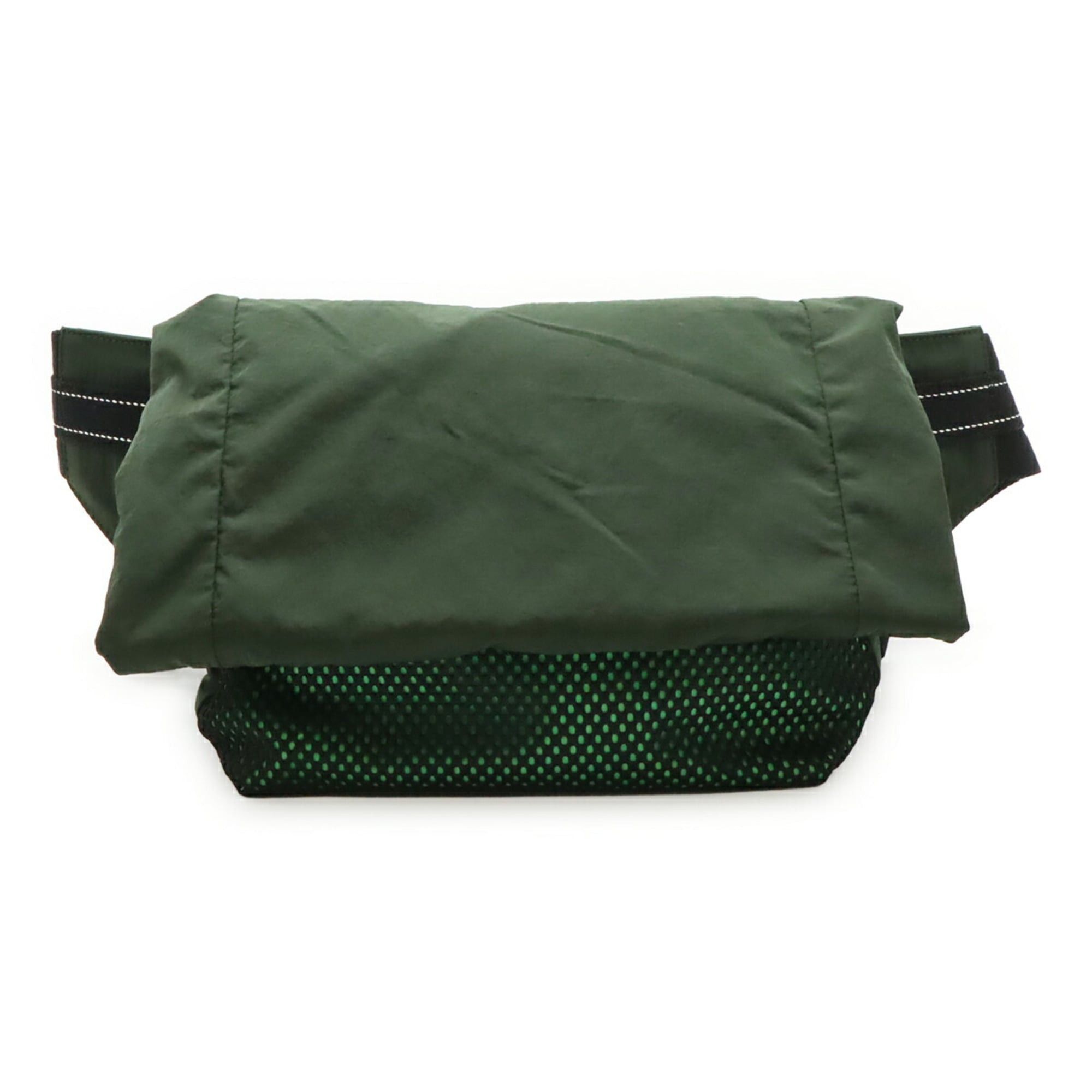 Bottega Veneta Bottega Veneta Body Bag Belt Crossbody Mesh Nylon Khaki Green Black Size ONE SIZE - 1 Thumbnail