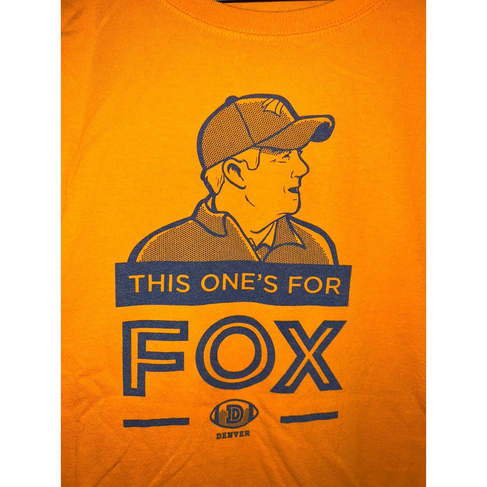 Anvil NFL Denver Broncos John Fox Fear The Forehead Manning Shirt Size US XXL / EU 58 / 5 - 3 Thumbnail