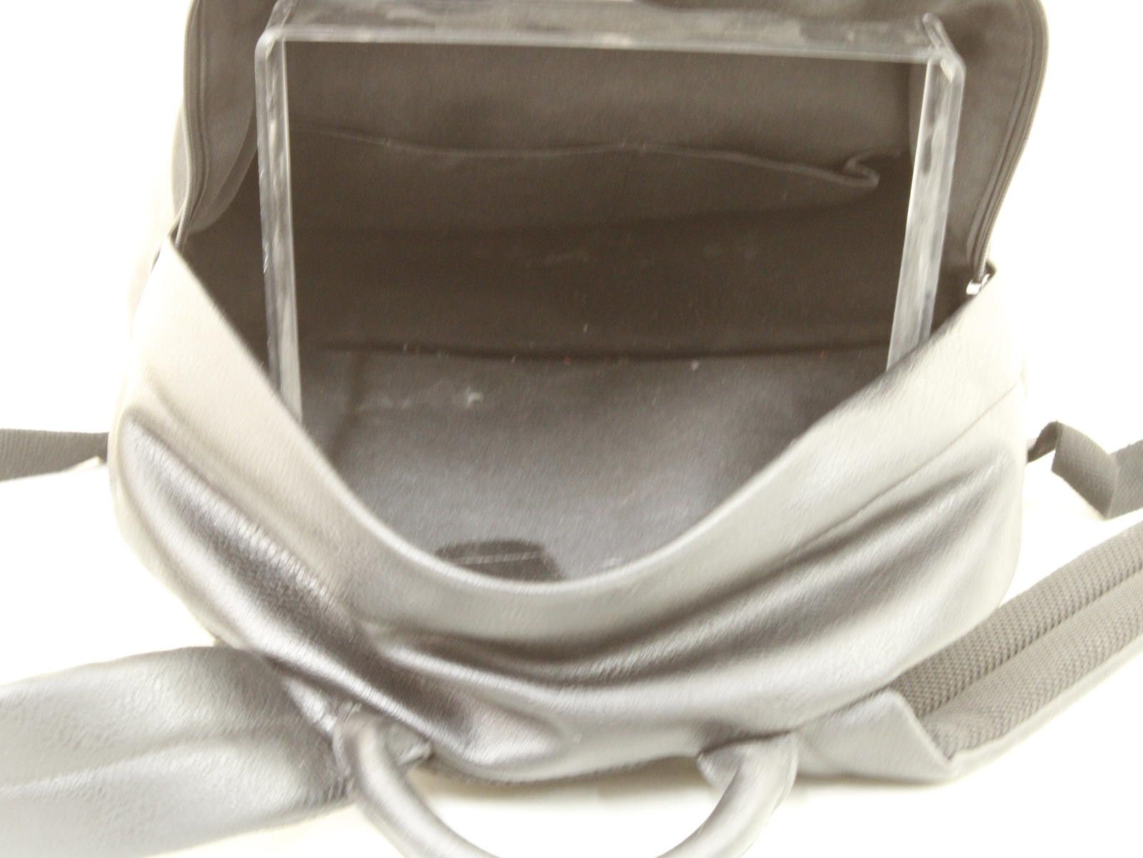 Ted Baker Ted Baker Men's Black Leather Backpack Size ONE SIZE - 4 Thumbnail