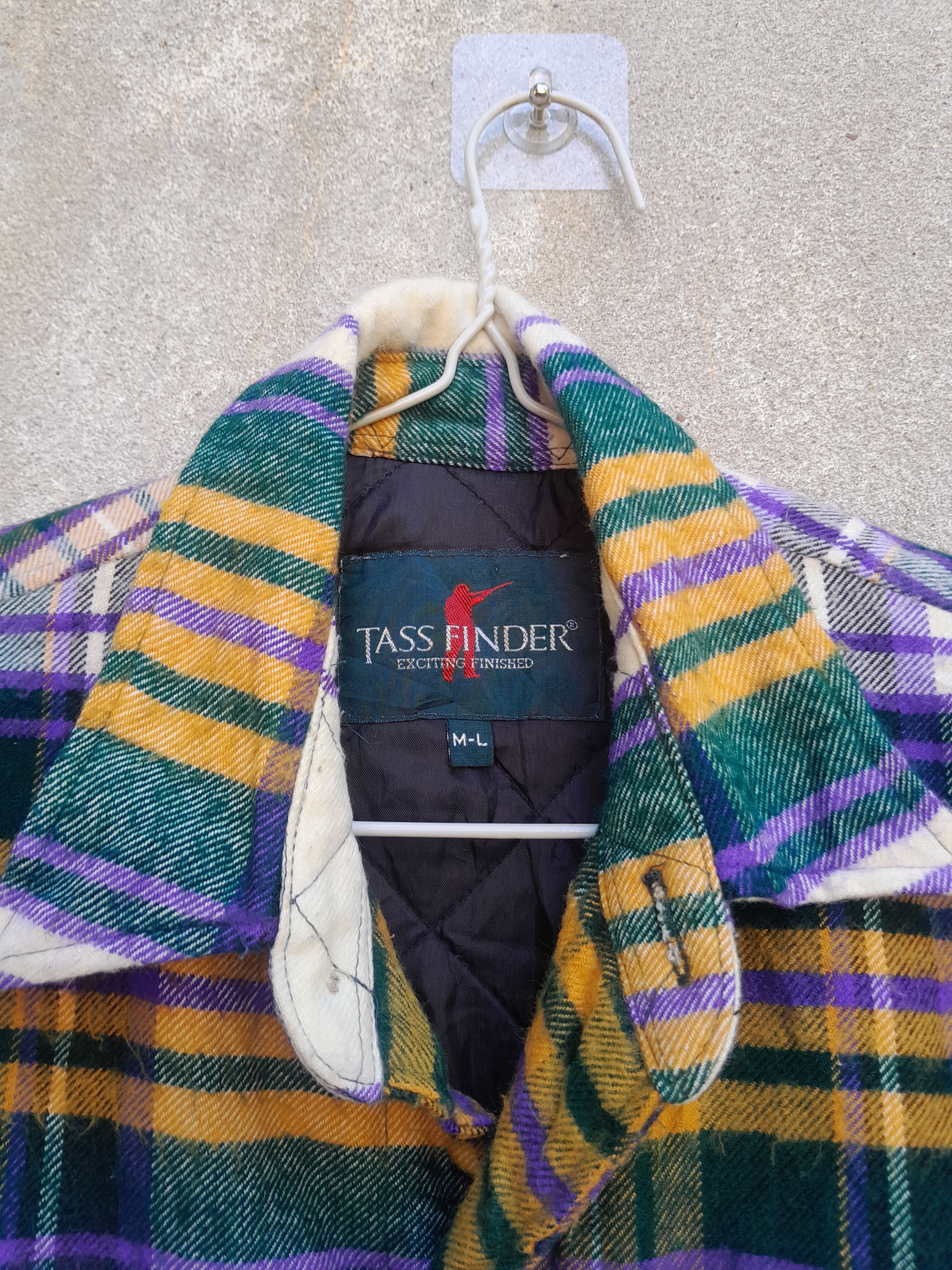 Japanese Brand TASS FINDER Quilted Lining Plaid Flannel Over Jacket M/L Size US M / EU 48-50 / 2 - 11 Thumbnail