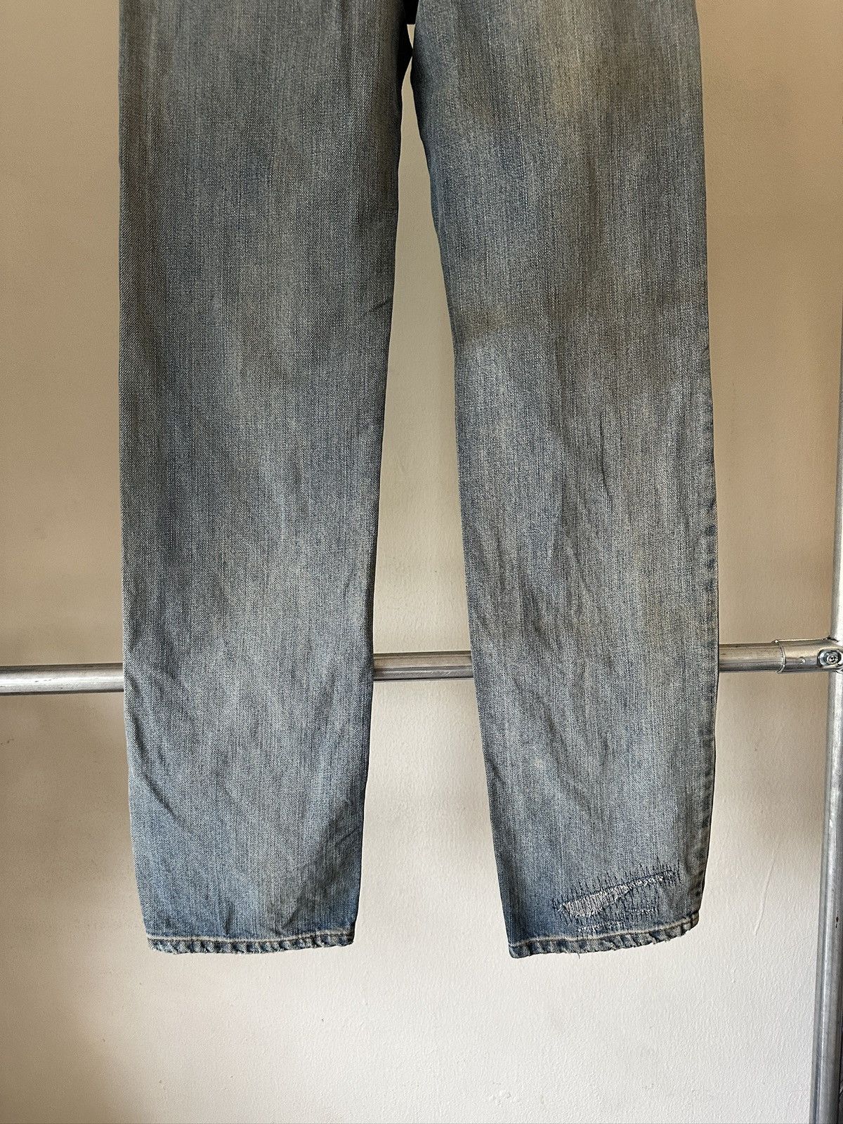 Roberto Cavalli 2000s Roberto Cavalli Washed Distressed Jeans Size US 27 - 9 Thumbnail