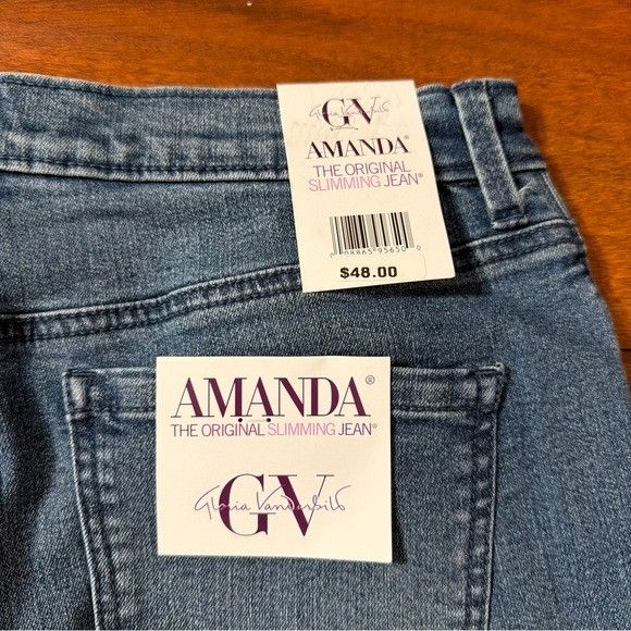 Gloria Vanderbilt Gloria Vanderbilt Classic Straight Leg Amanda Blue Jeans 10 Size 30" / US 8 / IT 44 - 8 Thumbnail