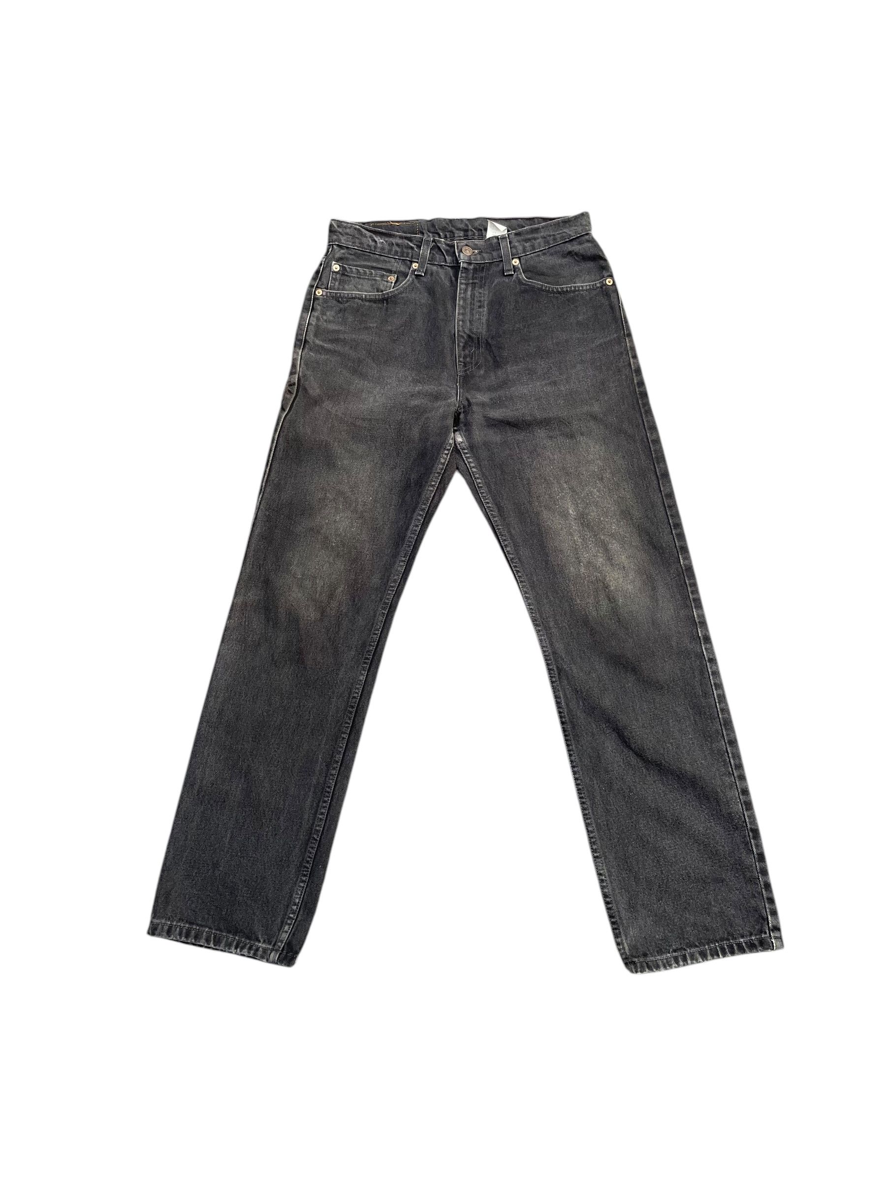 Vintage 1998 Levis 505 e Black Faded Denim