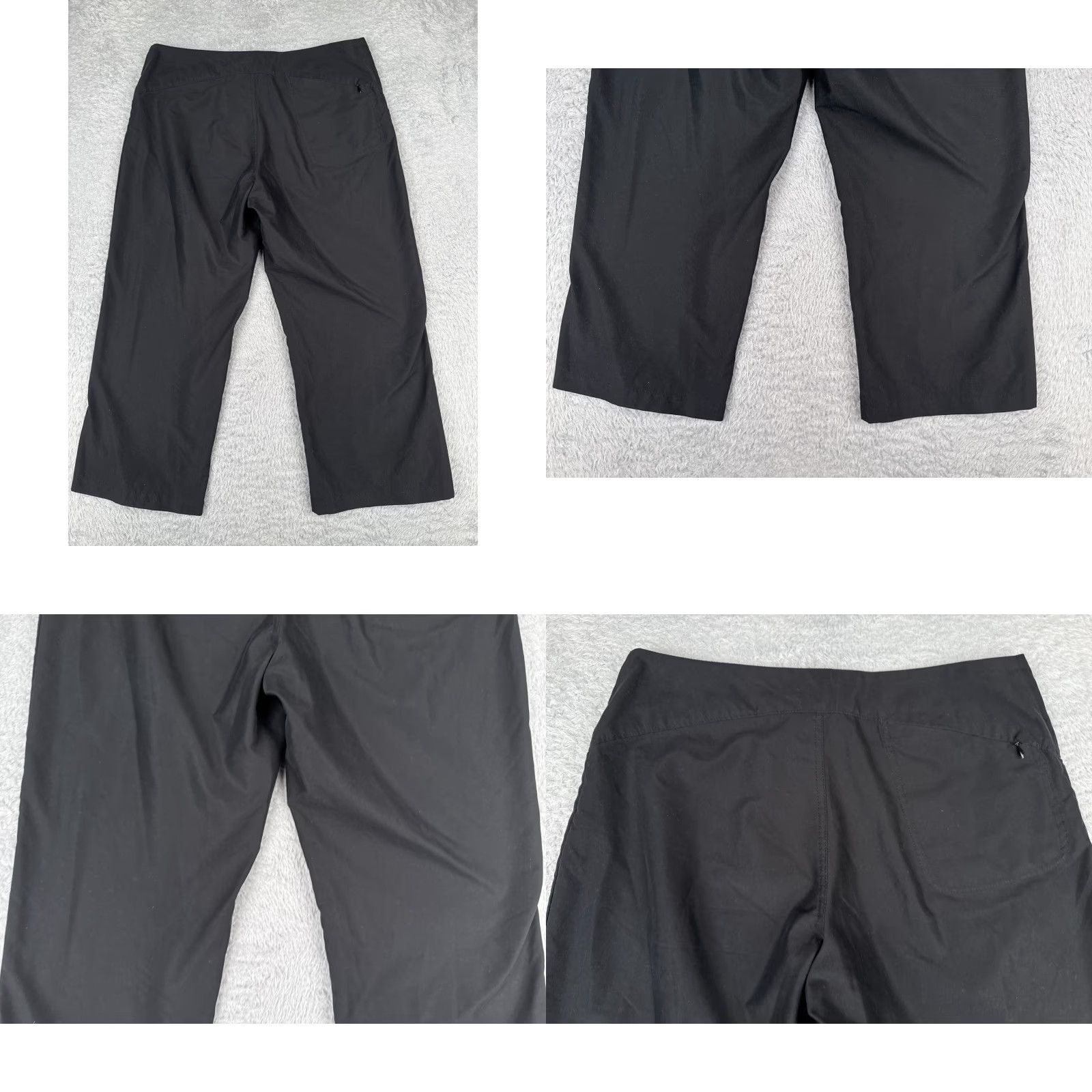 Patagonia Patagonia Pants Women 10 Black Duway Capris 100% Polyester Hiking Outdoor Casual Pants Capris Size 32" / US 10 / IT 46 - 9 Thumbnail