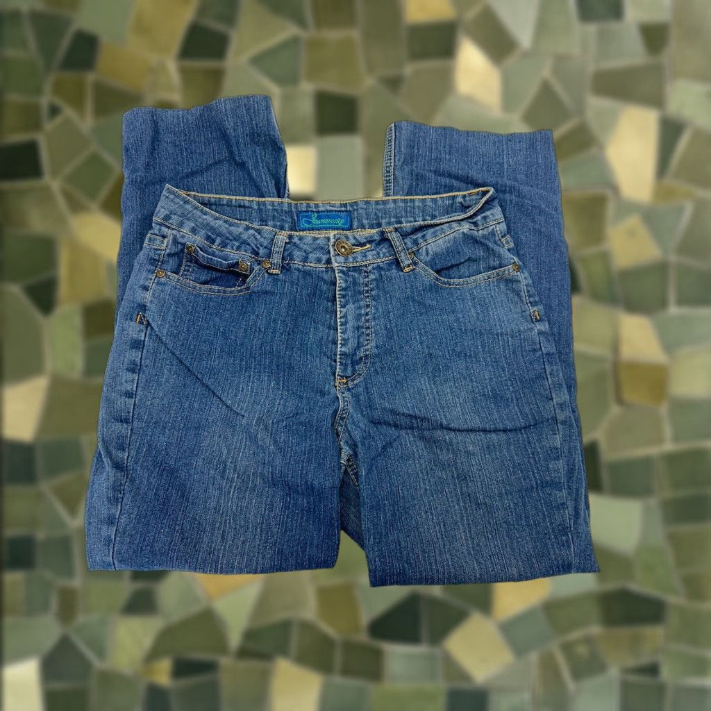 Denime Jeanerosity Womens Jeans Size 8 Denim Jeans Womens Regular Blue 5-Pocket Design Comfort Pockets Straight Vintage: No Strai... Size 30" / US 8 / IT 44 - 1 Thumbnail