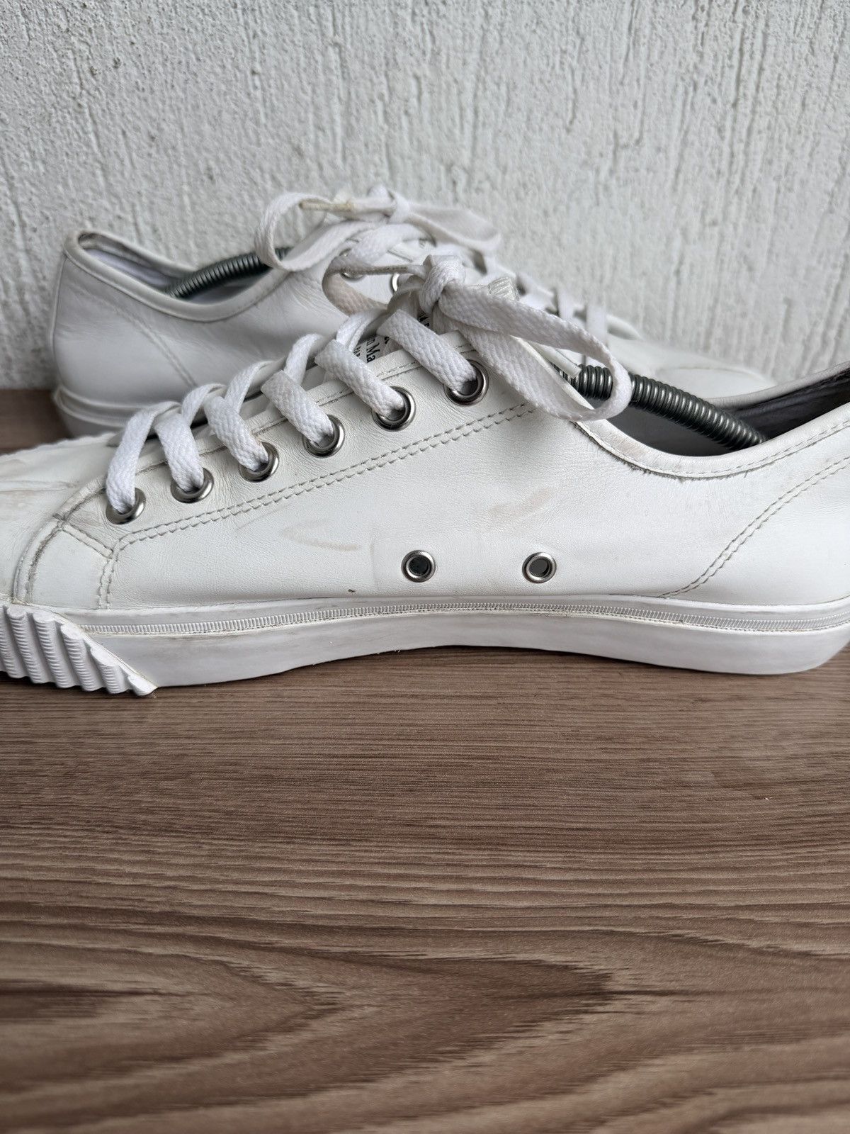 Maison Margiela 🫆tabi leather sneakers Size US 10.5 / EU 43-44 - 16 Thumbnail