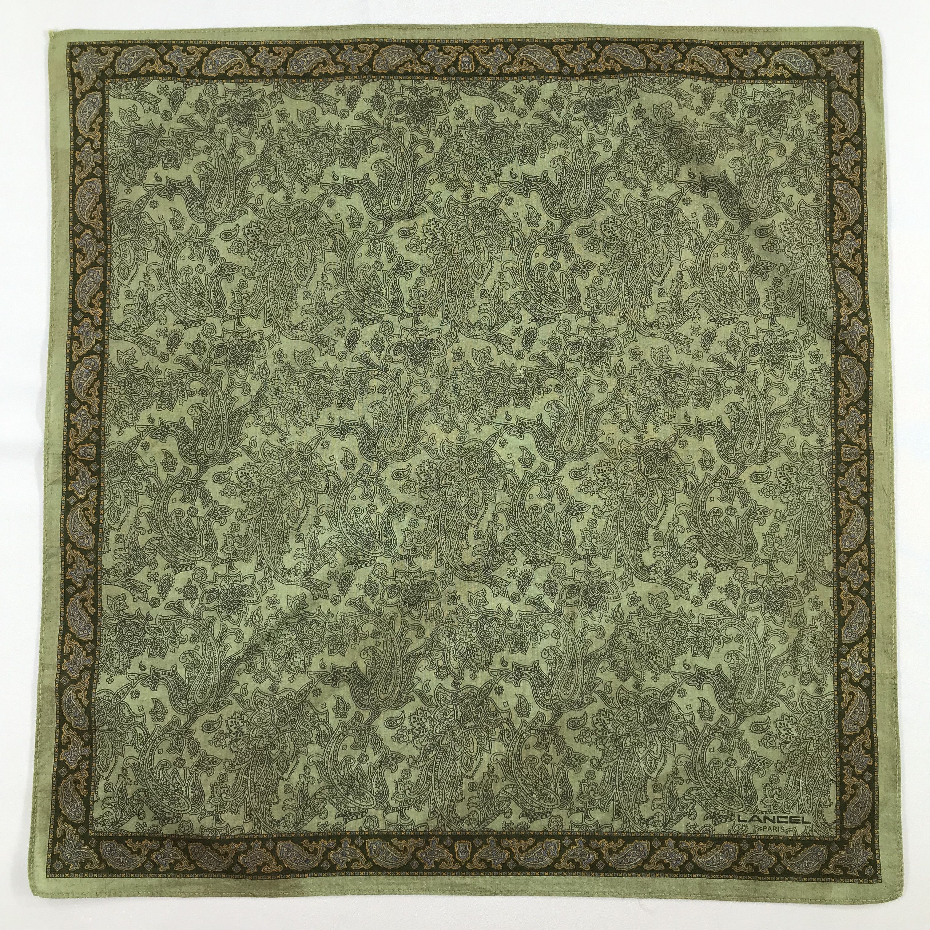 Lancel × Vintage Lancel Bandana / Handkerchief / Neckerchief - S2343 Size ONE SIZE - 1 Thumbnail