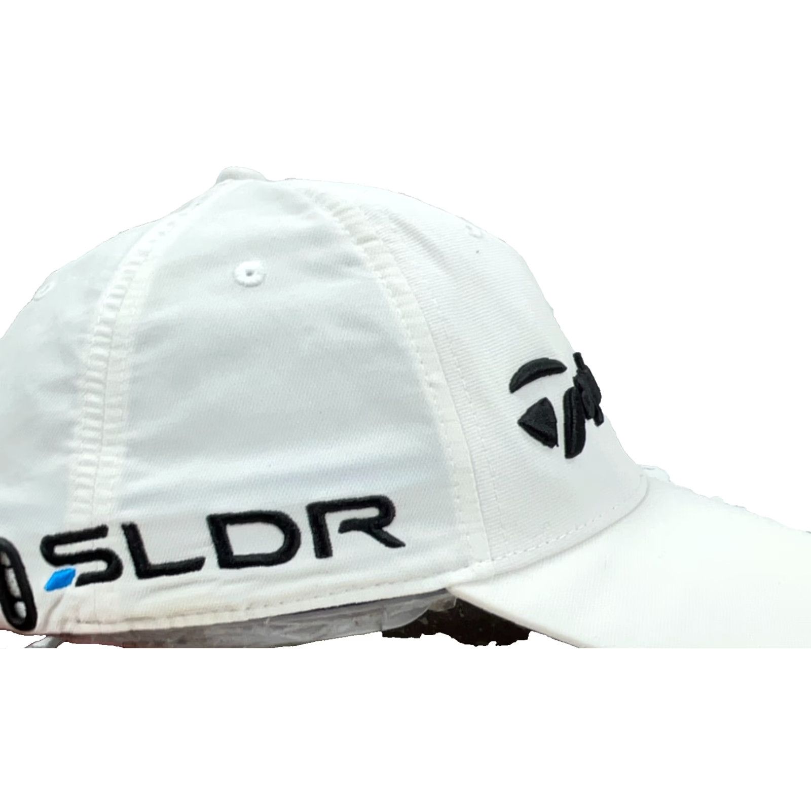 TaylorMade TaylorMade Hat Cap Strap Back White Golf Tour Performance SLDR Dad Spell Out Size ONE SIZE - 6 Thumbnail