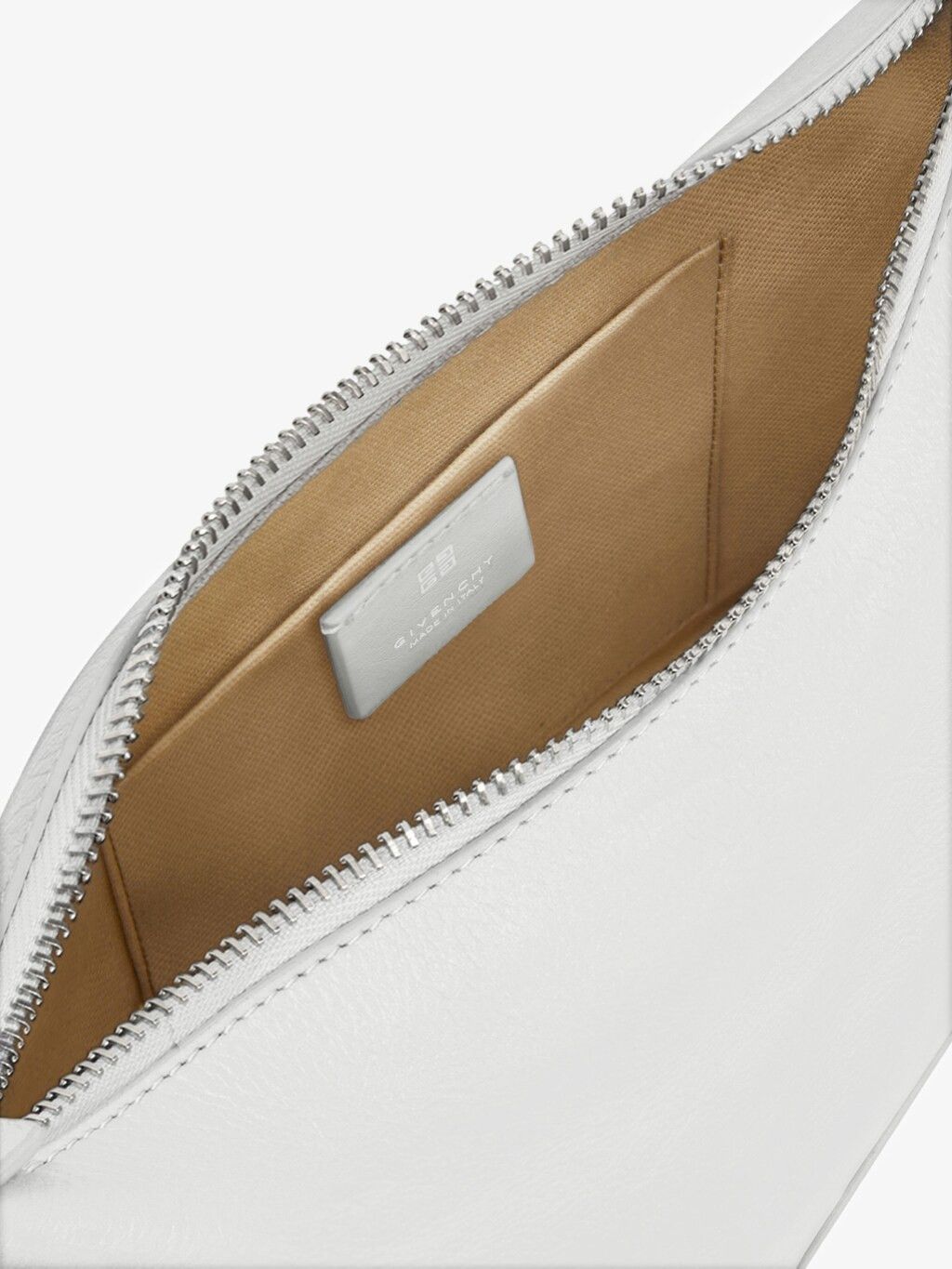 Givenchy o1srvl11e0225 Size: OS/Voyou Crossbody Leather Bag in Ivory Size ONE SIZE - 4 Thumbnail