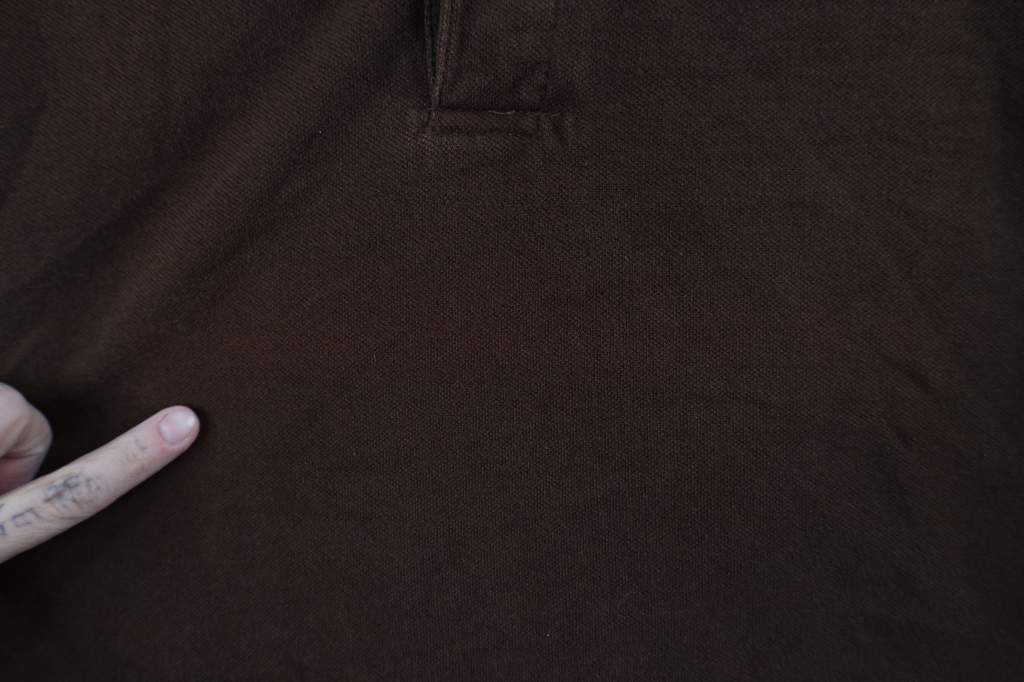 Vintage Vintage 90s Streetwear Long Sleeve Rugby Polo Shirt Brown Size US XL / EU 56 / 4 - 8 Thumbnail