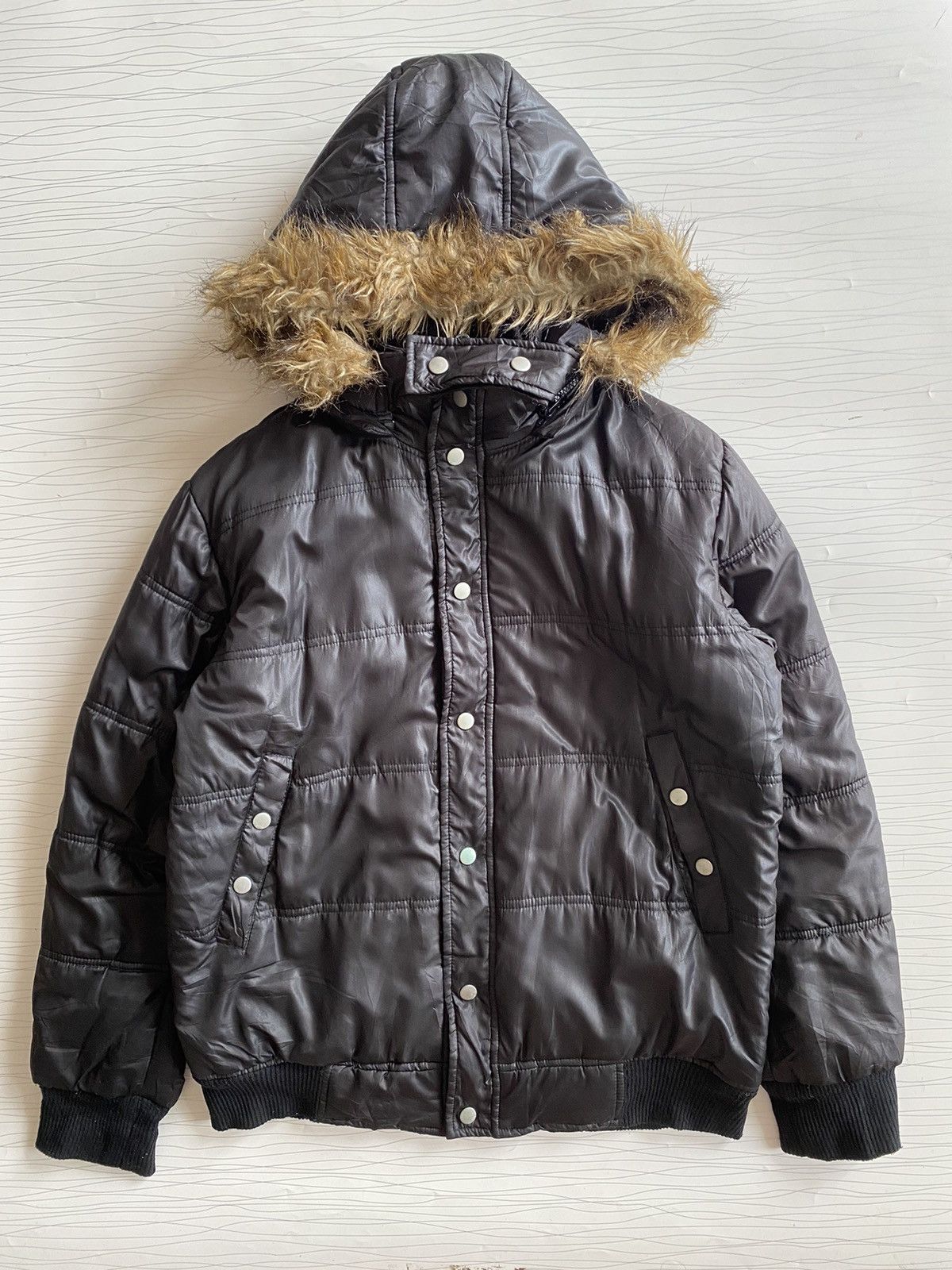 H.C.M HOMME PUFFER FUR JACKET IF SIX WAS NINE LGB STYLE