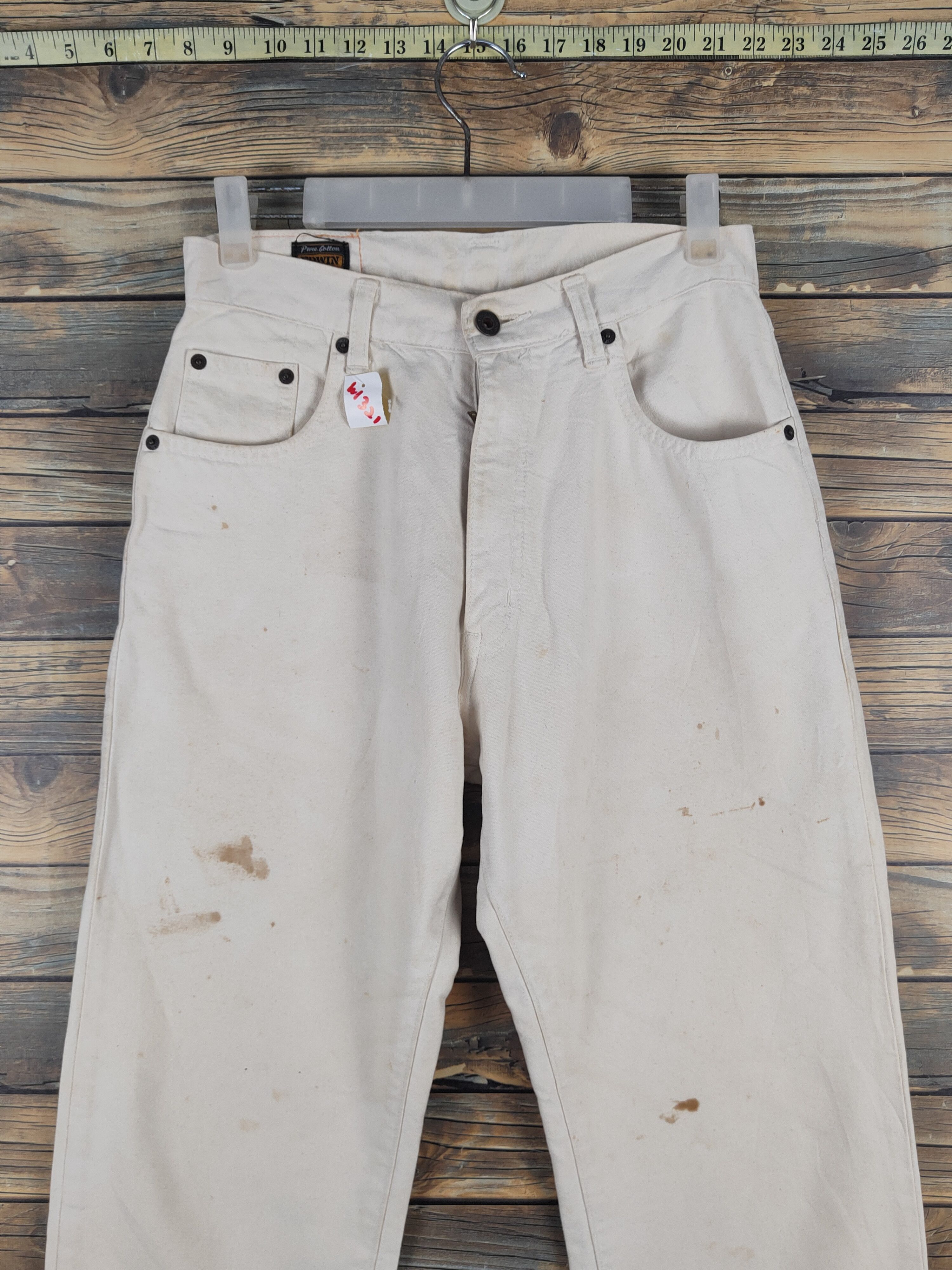 Edwin Edwin Cream Multipocket Casual Pants #W1321 Size US 28 / EU 44 - 2 Thumbnail