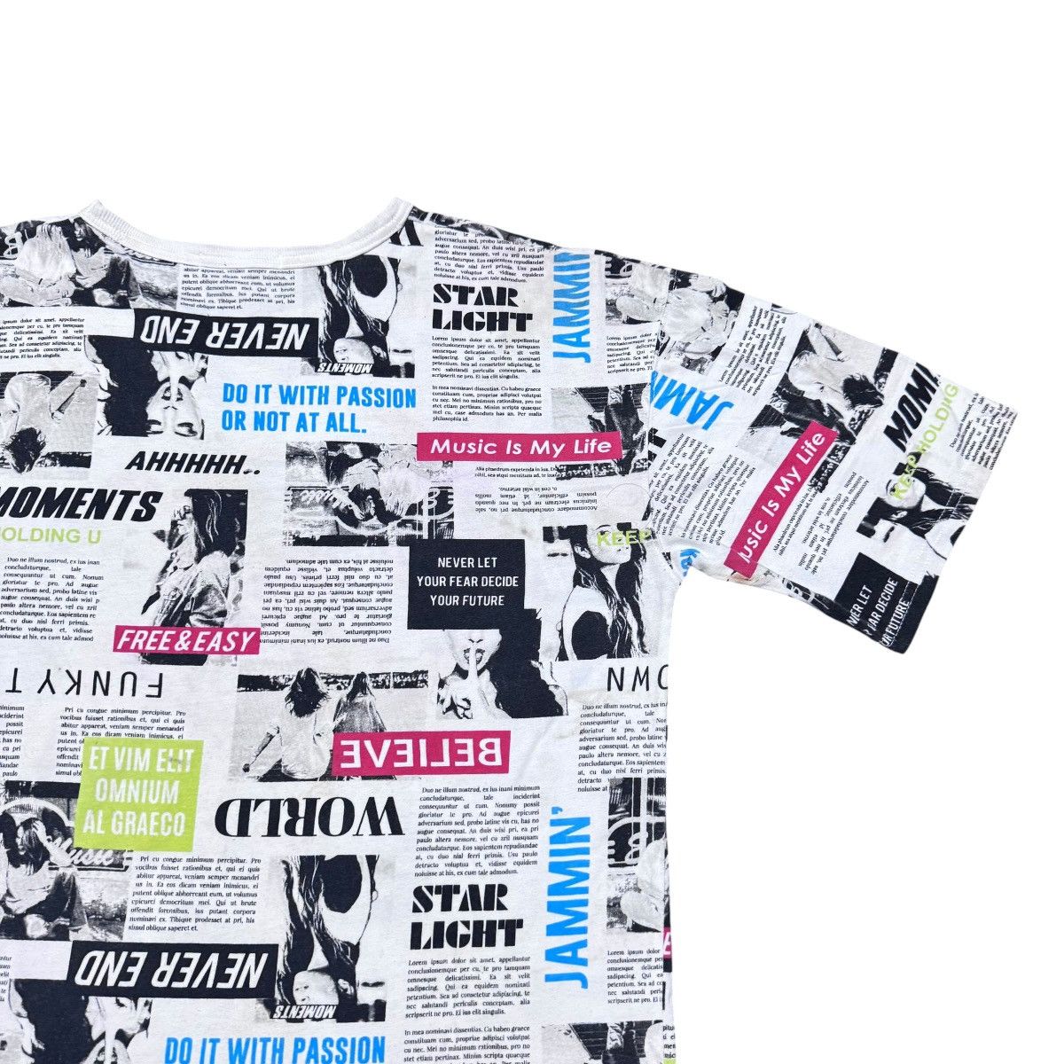 Japanese Brand Thunder Storm Newspepper Shirt Size US M / EU 48-50 / 2 - 8 Thumbnail
