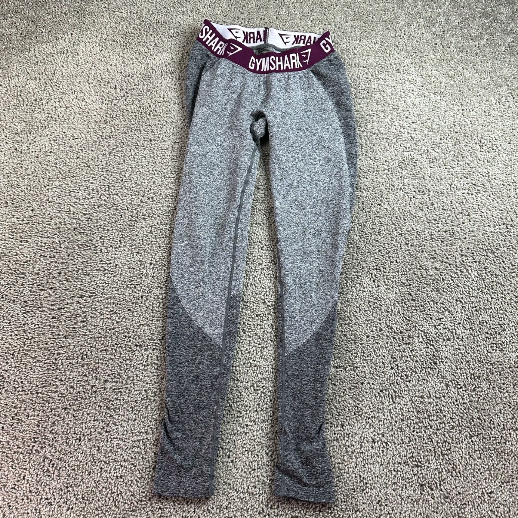 Gymshark Gymshark Leggings Womens S Gray Dry Elastic Waist Pull On Gym Pants Ladies Size 28" / US 6 / IT 42 - 2 Thumbnail