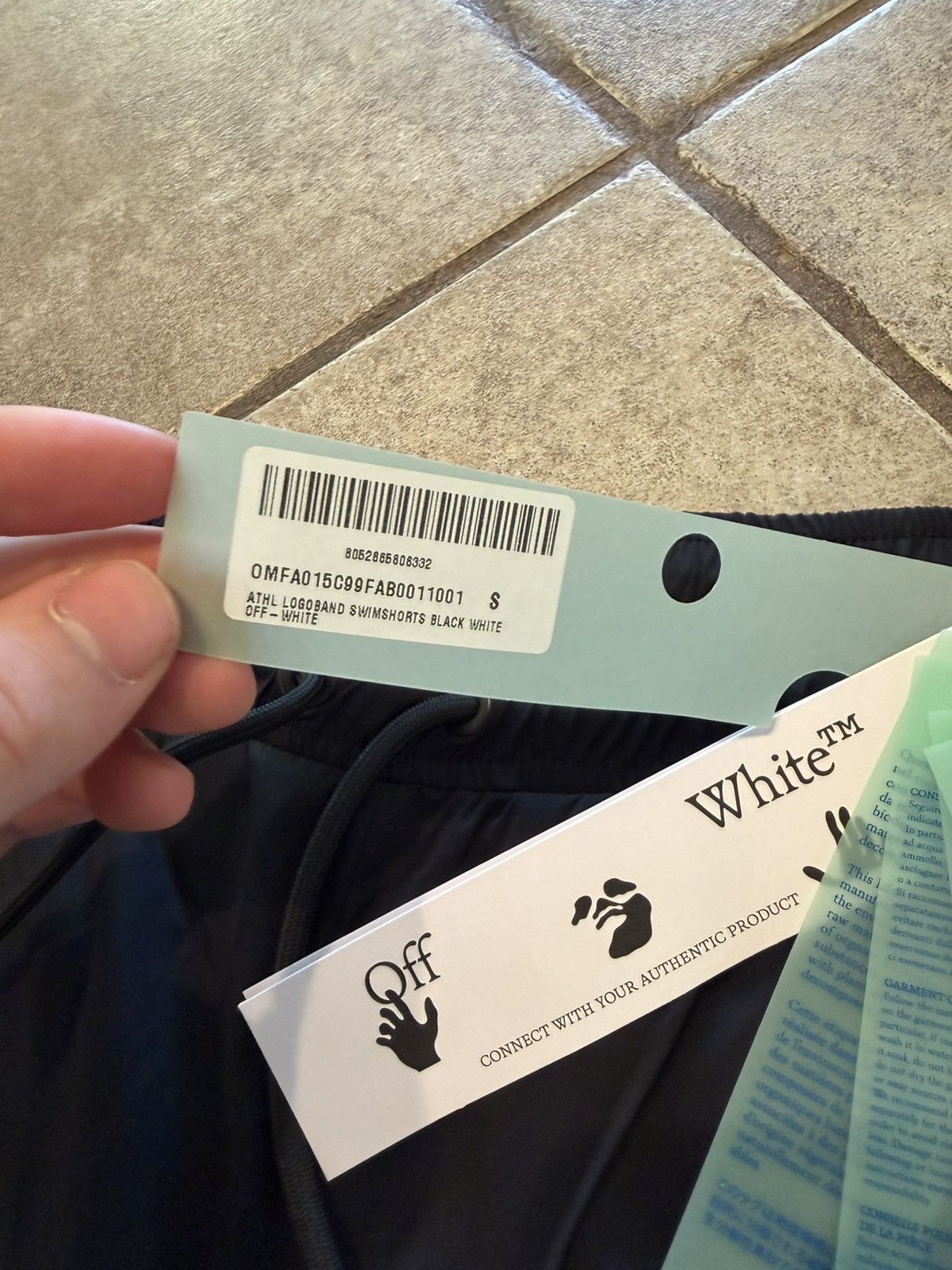 Off-White Off White Logoband Shorts Size US 29 - 4 Thumbnail