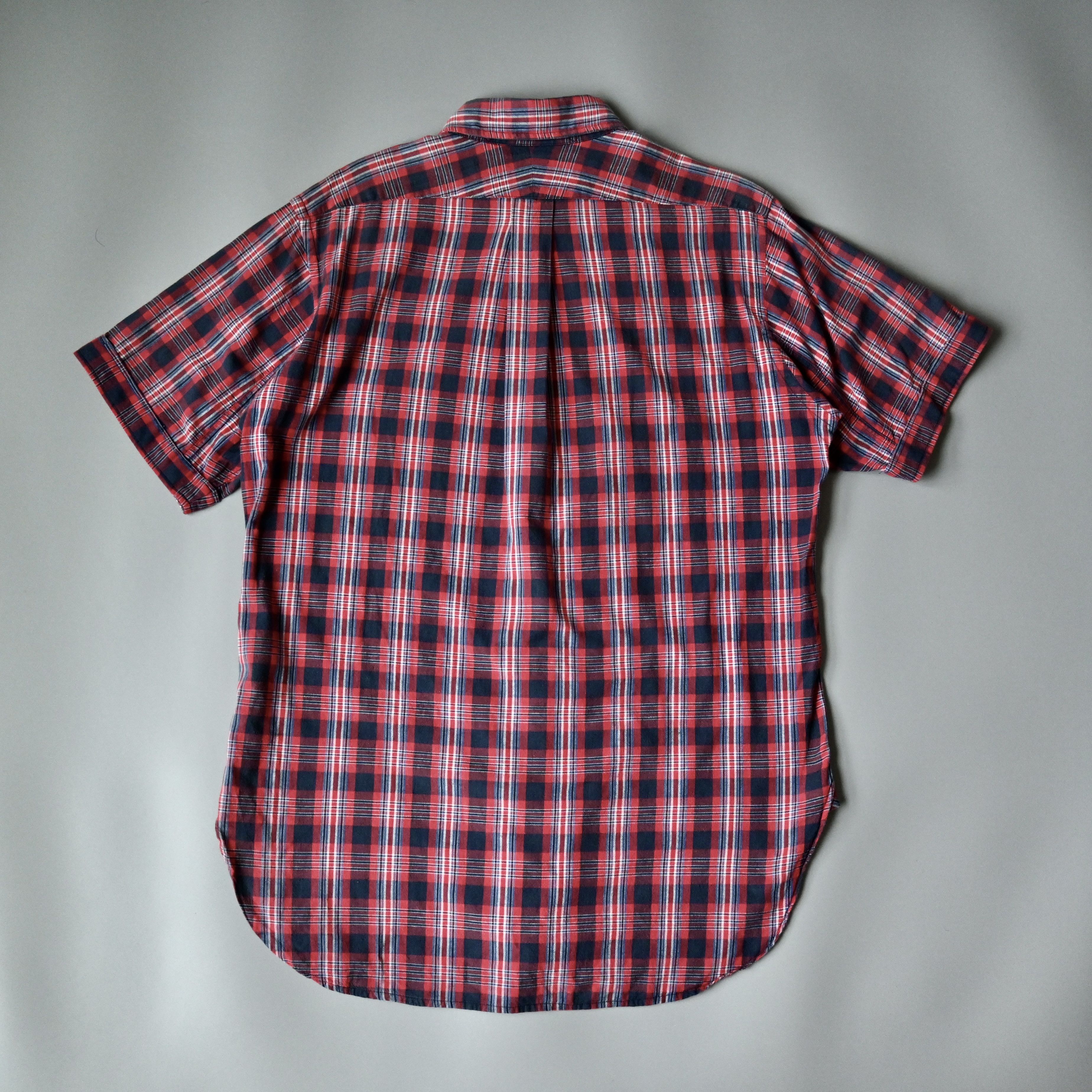 Engineered Garments 2000s ENGINEERED GARMENTS plaid cotton short sleeve BD shirt Size US M / EU 48-50 / 2 - 3 Thumbnail