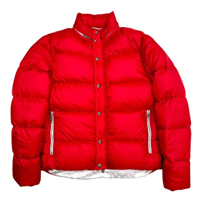 Chrome Hearts Chrome Hearts Puffer Down Jacket Red | Grailed