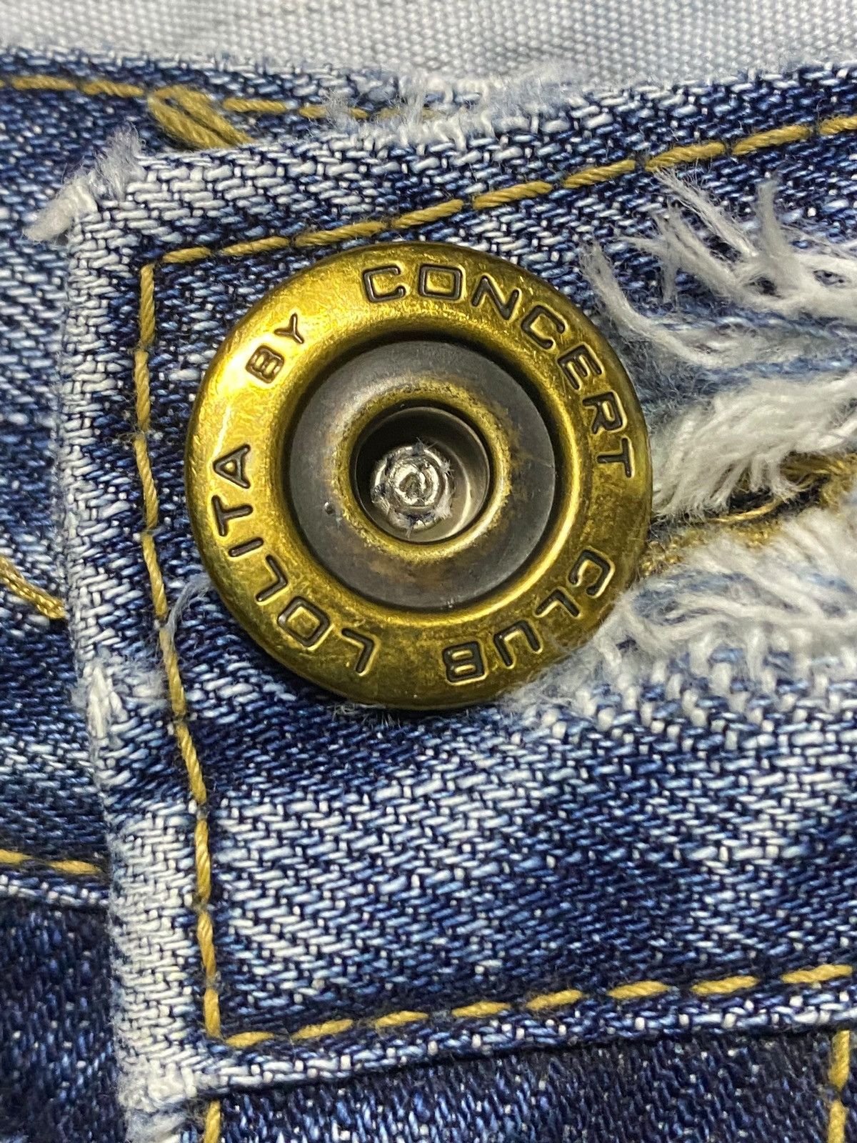 Beauty Beast Vintage 80’s Lolita Pepsi Cola Embroidered Baggy Jeans Size US 35 - 12 Thumbnail